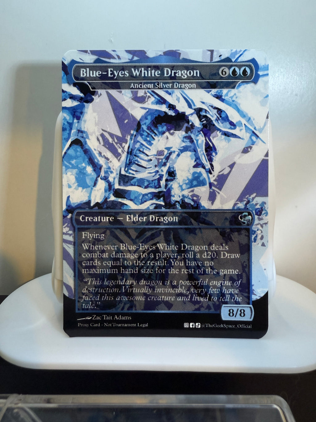 Blue-Eyes White Dragon (Ancient Silver Dragon) – The Geek Space