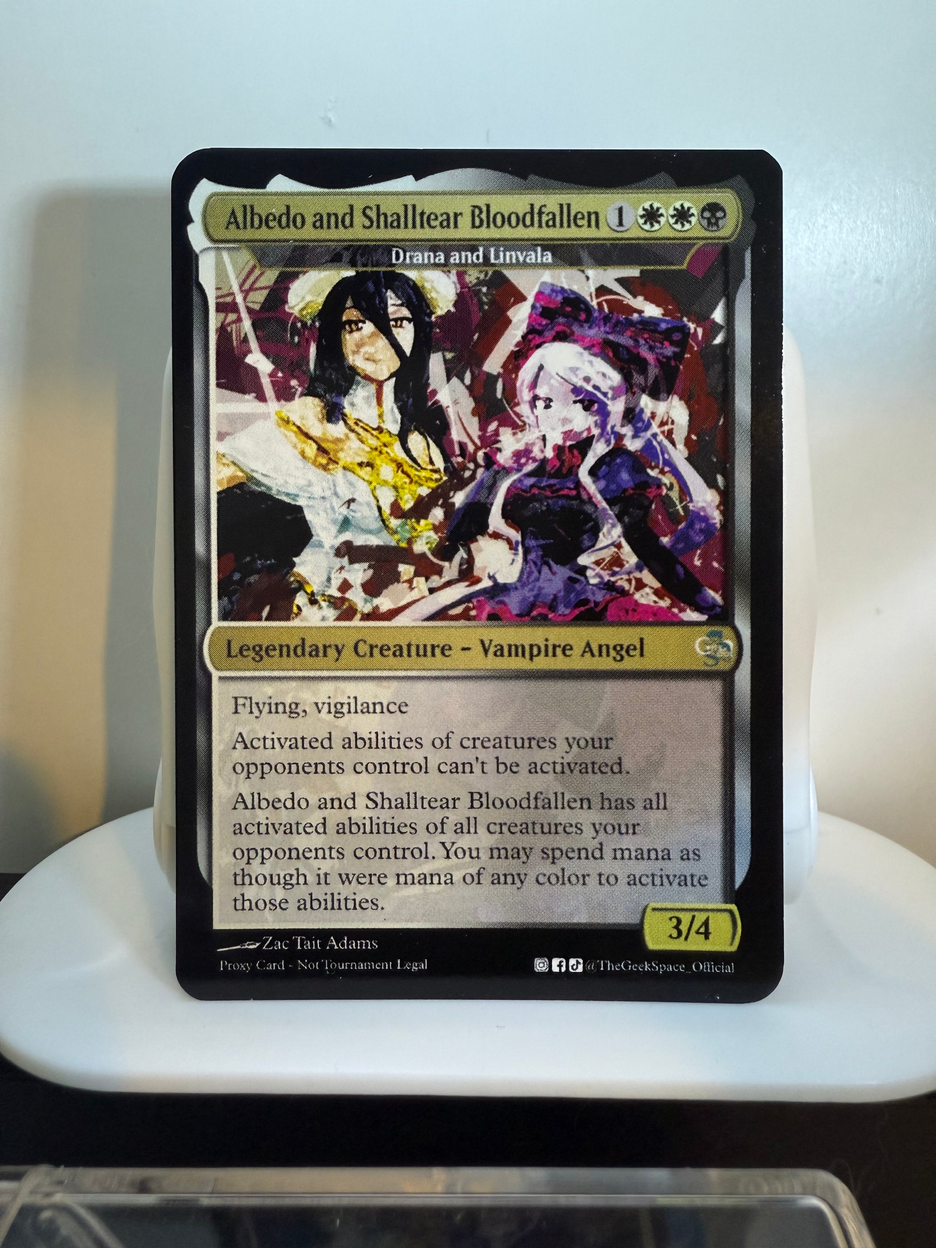 Albedo and Shalltear Bloodfallen (Drana and Linvala)