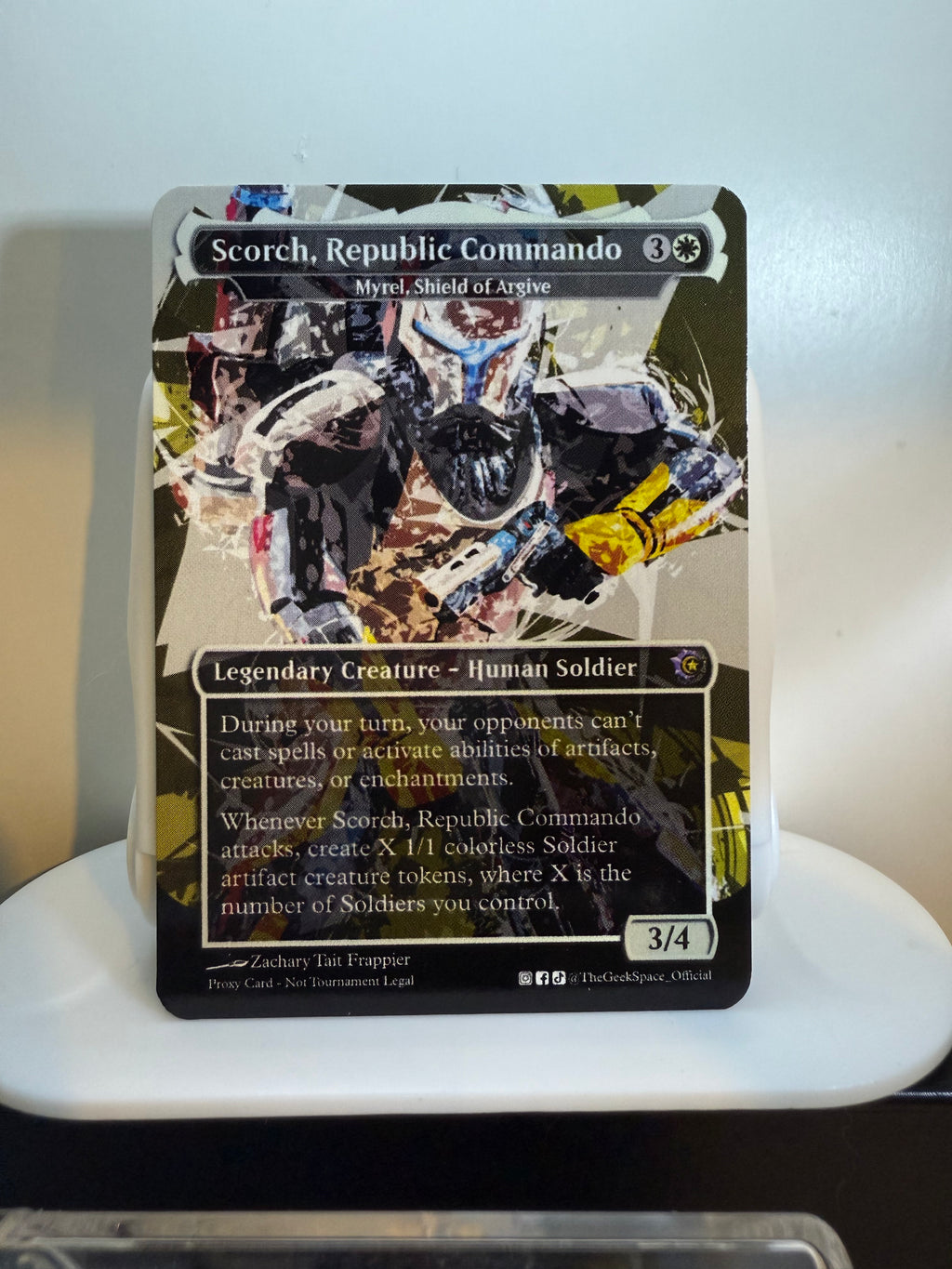 Scorch, Republic Commando + Token (Myrel, Shield of Argive)