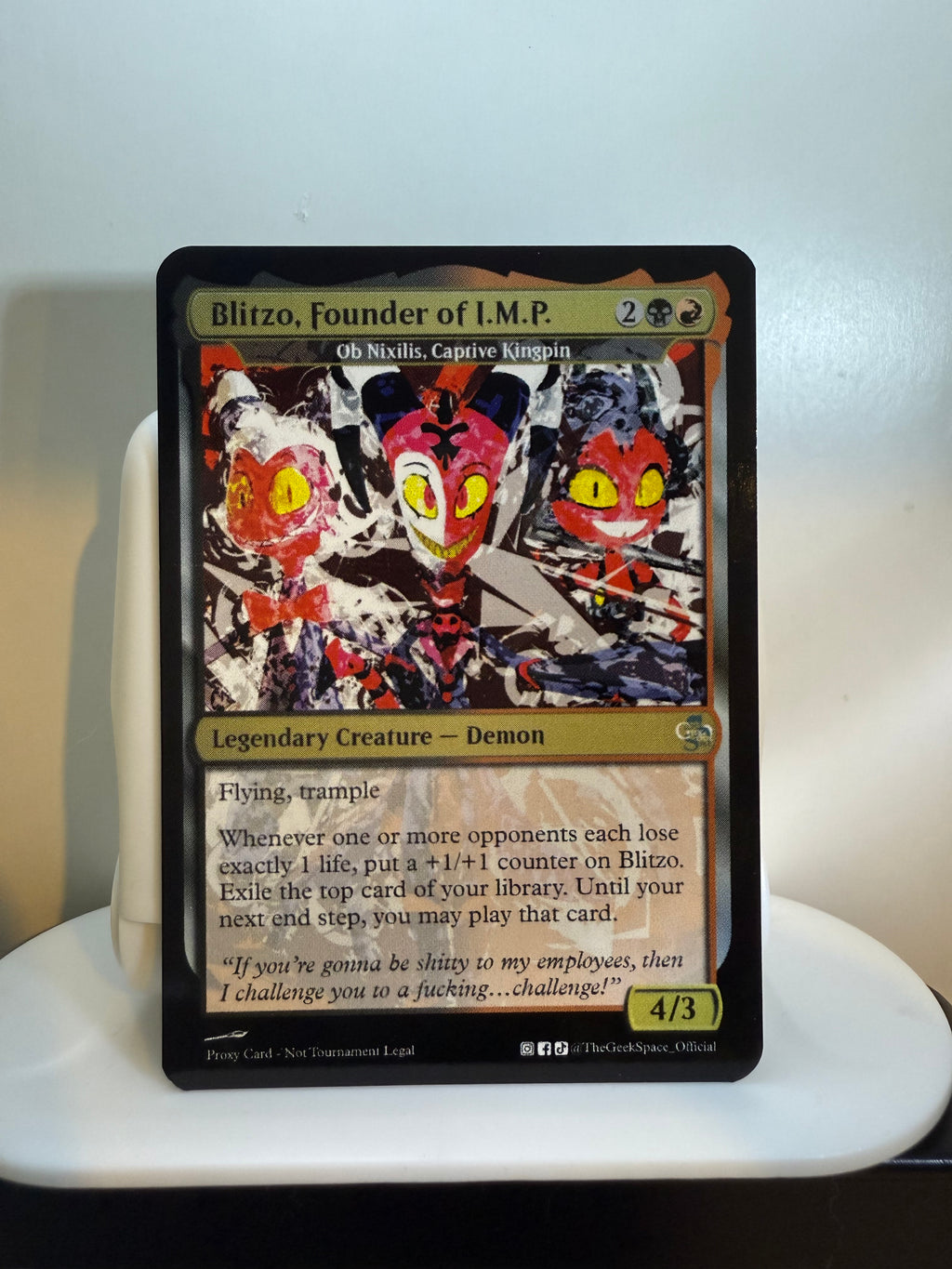 Blitzo, Founder of I.M.P. (Ob Nixilis, Captive Kingpin)