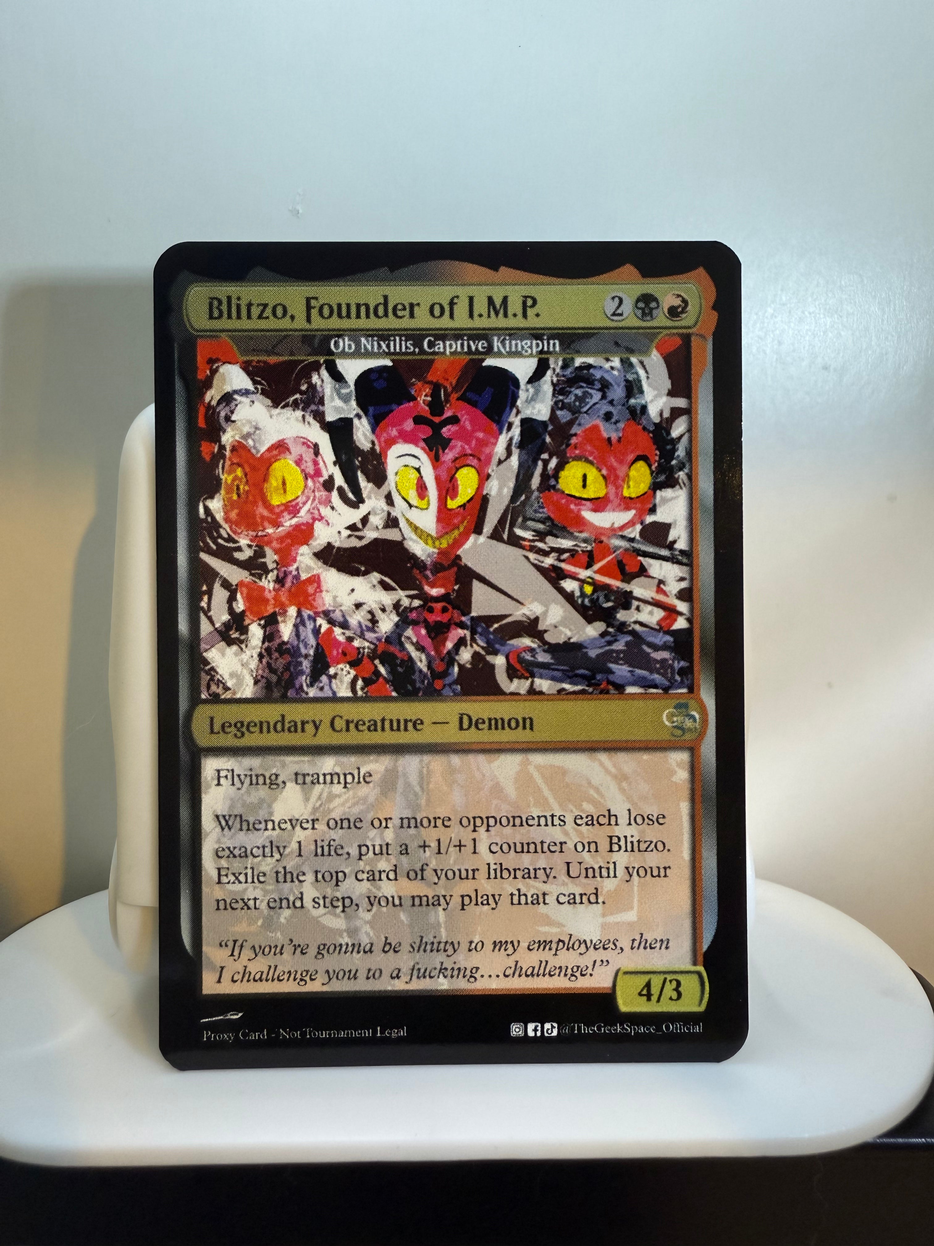 Blitzo, Founder of I.M.P. (Ob Nixilis, Captive Kingpin)