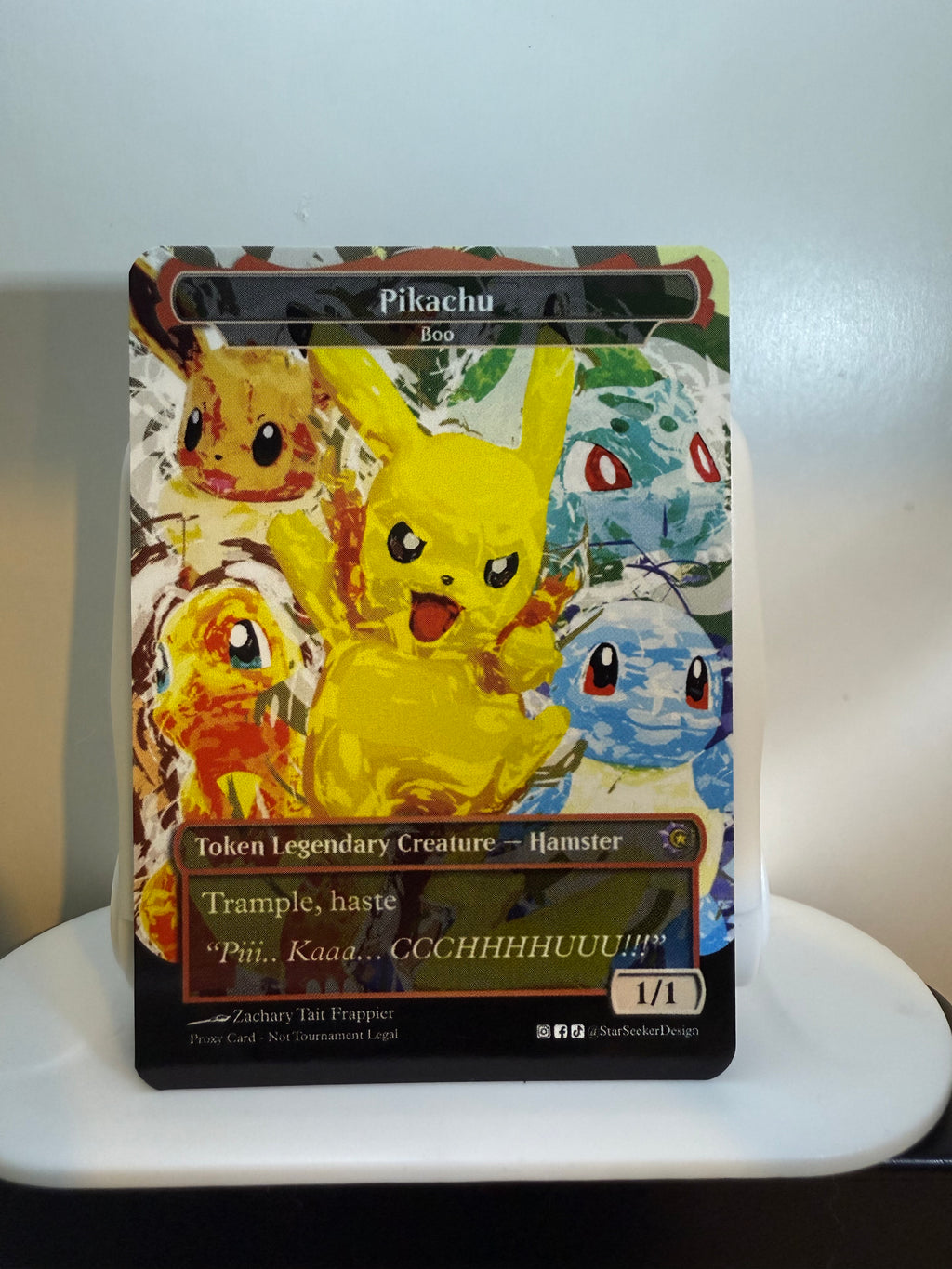 Red, Kanto's Chamption + Pikachu (Minsc, Beloved Ranger & Boo)