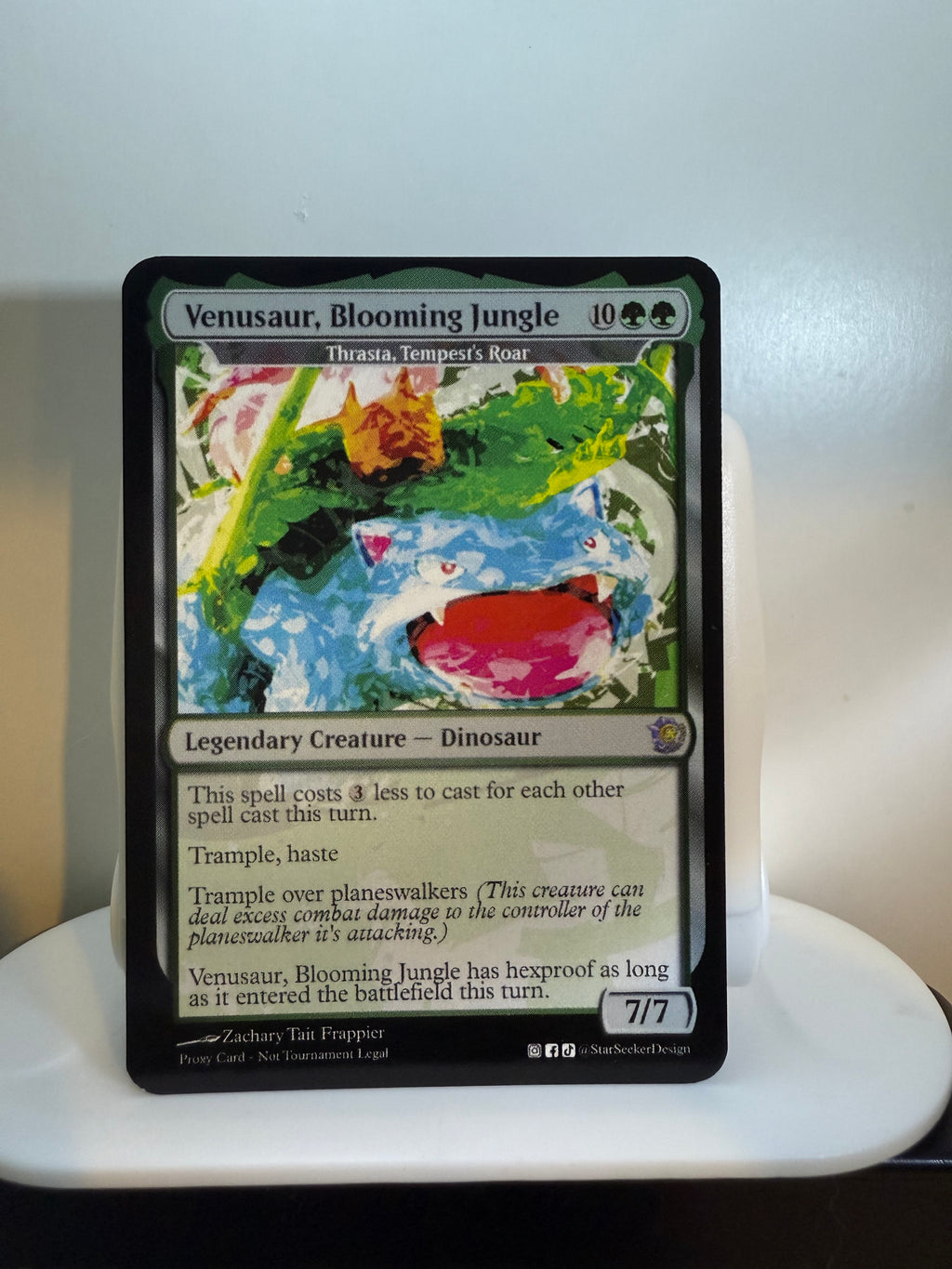 Venusaur, Blooming Jungle (Thrasha, Tempest's Roar)