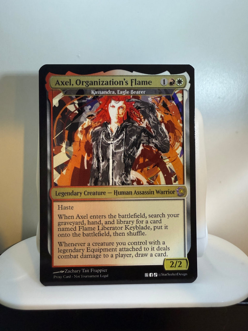 Axel, Organization's Flame (Kassandra, Eagle Bearer) + Equipment