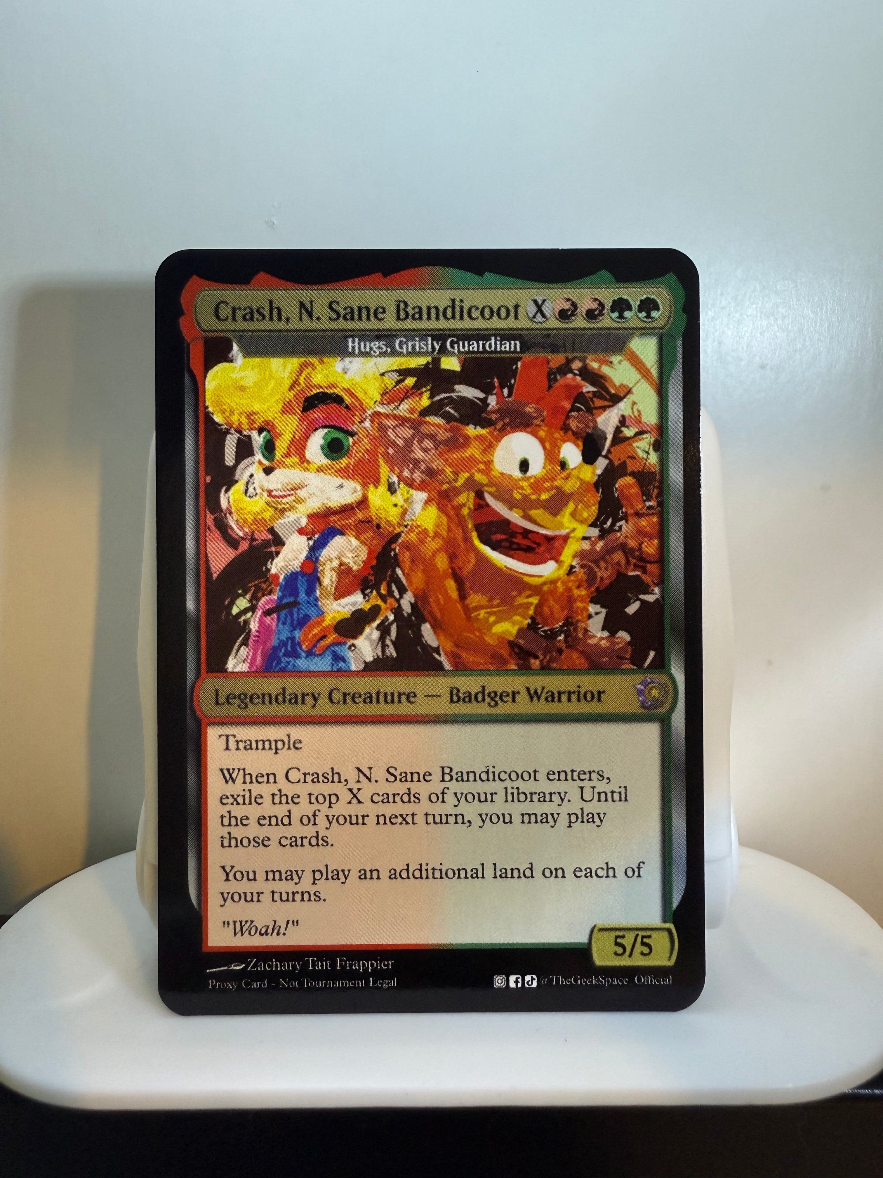 Crash, N.Sane Bandicoot (Hugs, Grisly Guardian)