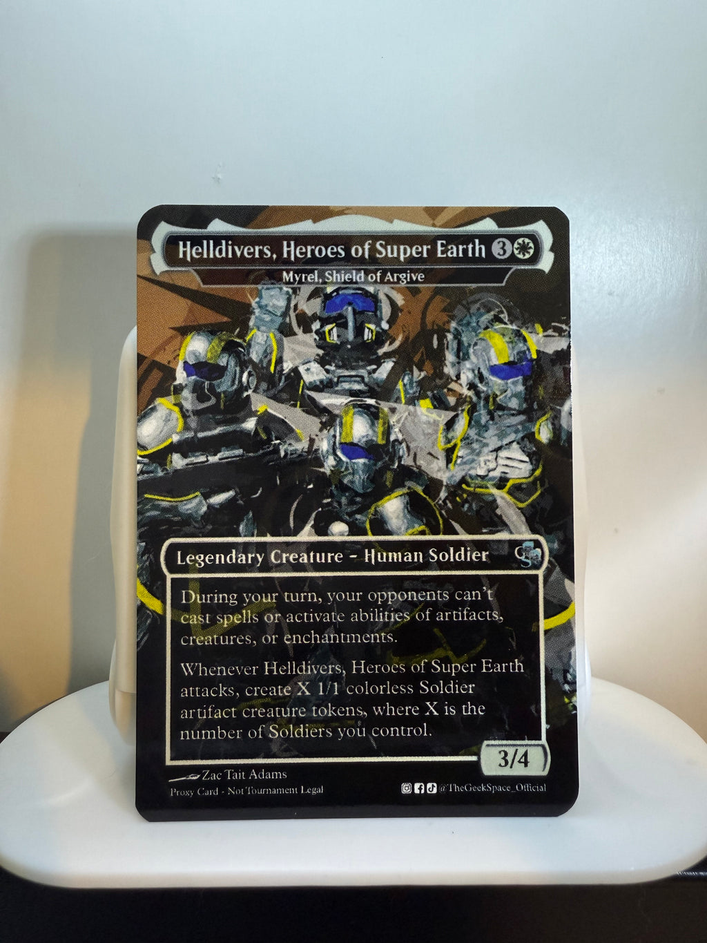 Helldivers, Heroes of Super Earth + Token (Myrel, Shield of Argive)