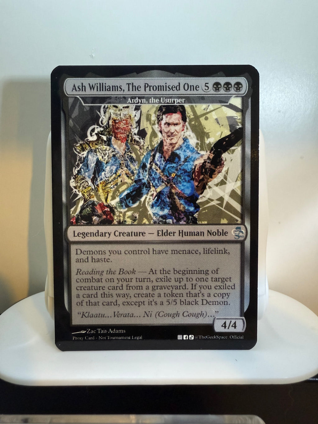 Ash Williams, The Promised One + Token (Ayden, the Usurper)