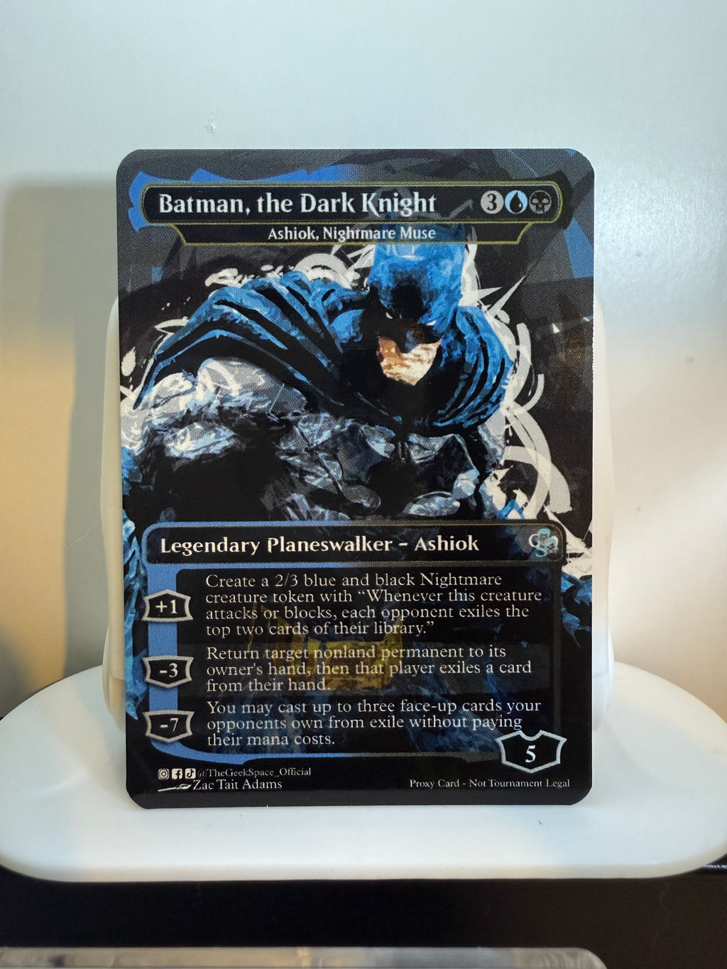 Batman, The Dark Knight + Nightmare Token (Ashiok, Nightmare Muse)
