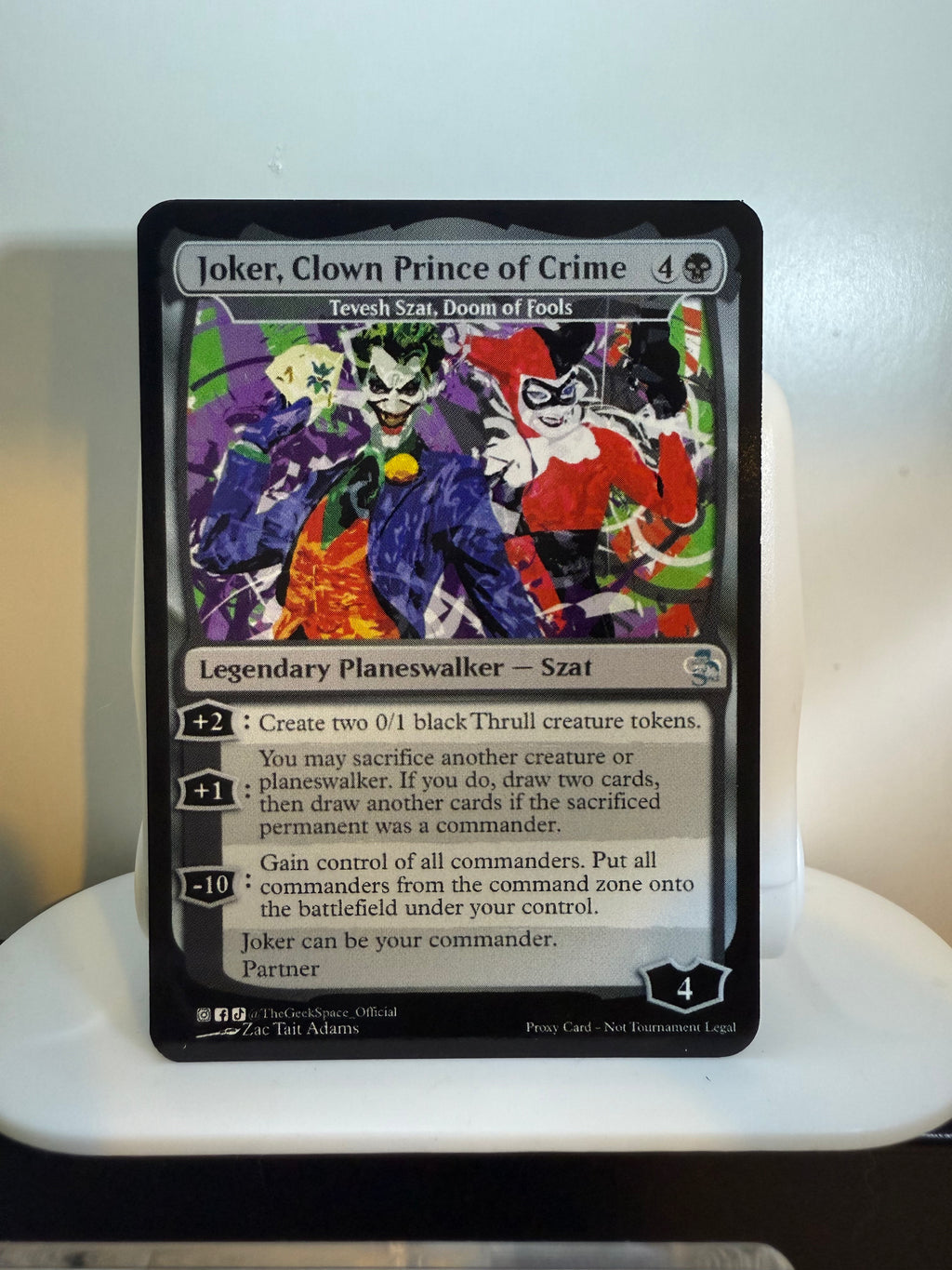 Joker, Clown Prince of Crime + Token (Tevesh, Szat, Doom of Fools)