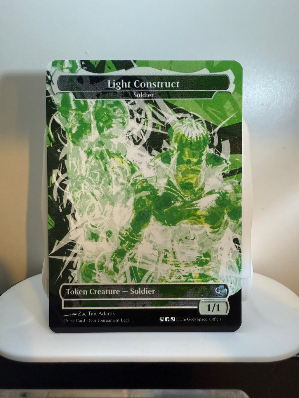 Green Lantern, Emerald Knight + Token (Elspeth, Storm Slayer)