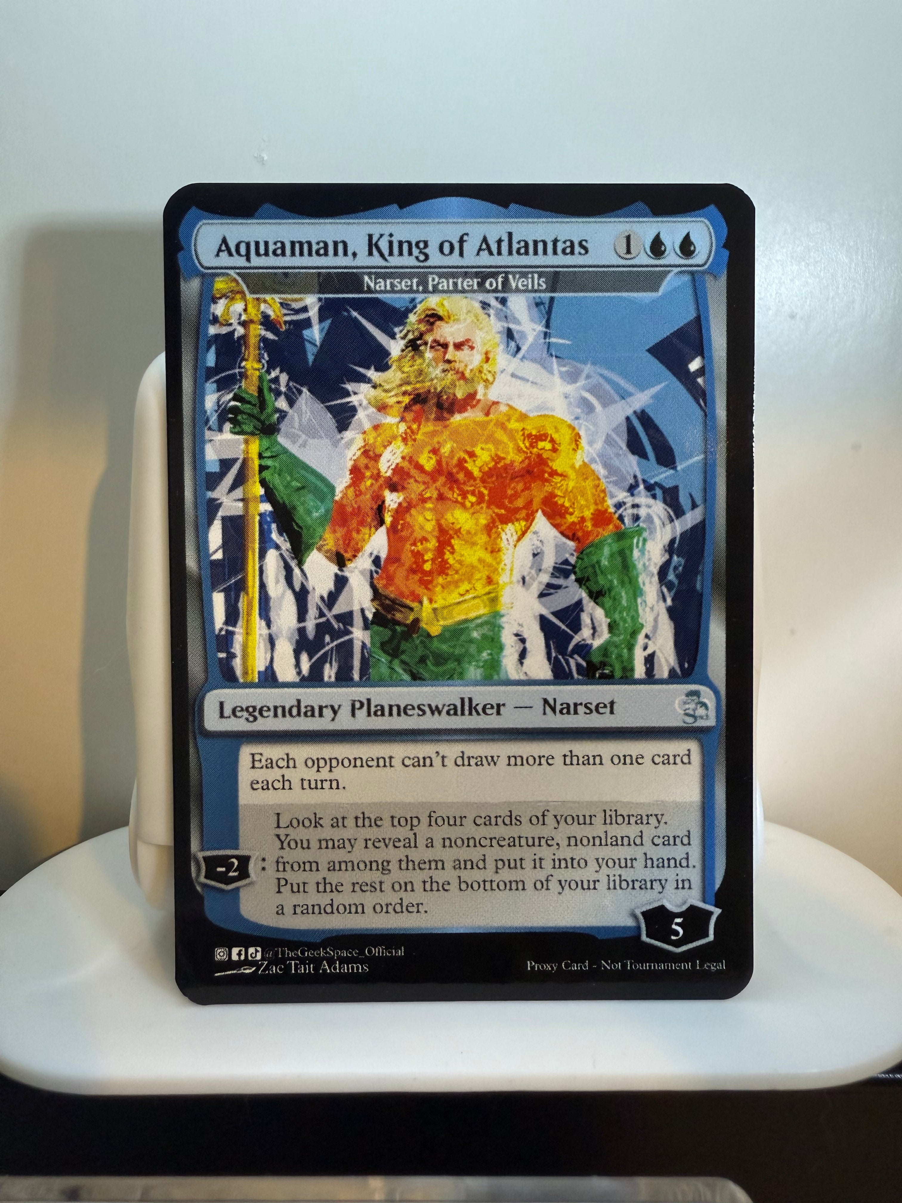 Aquaman, King of Atlantas (Narset, Parter of Veils)