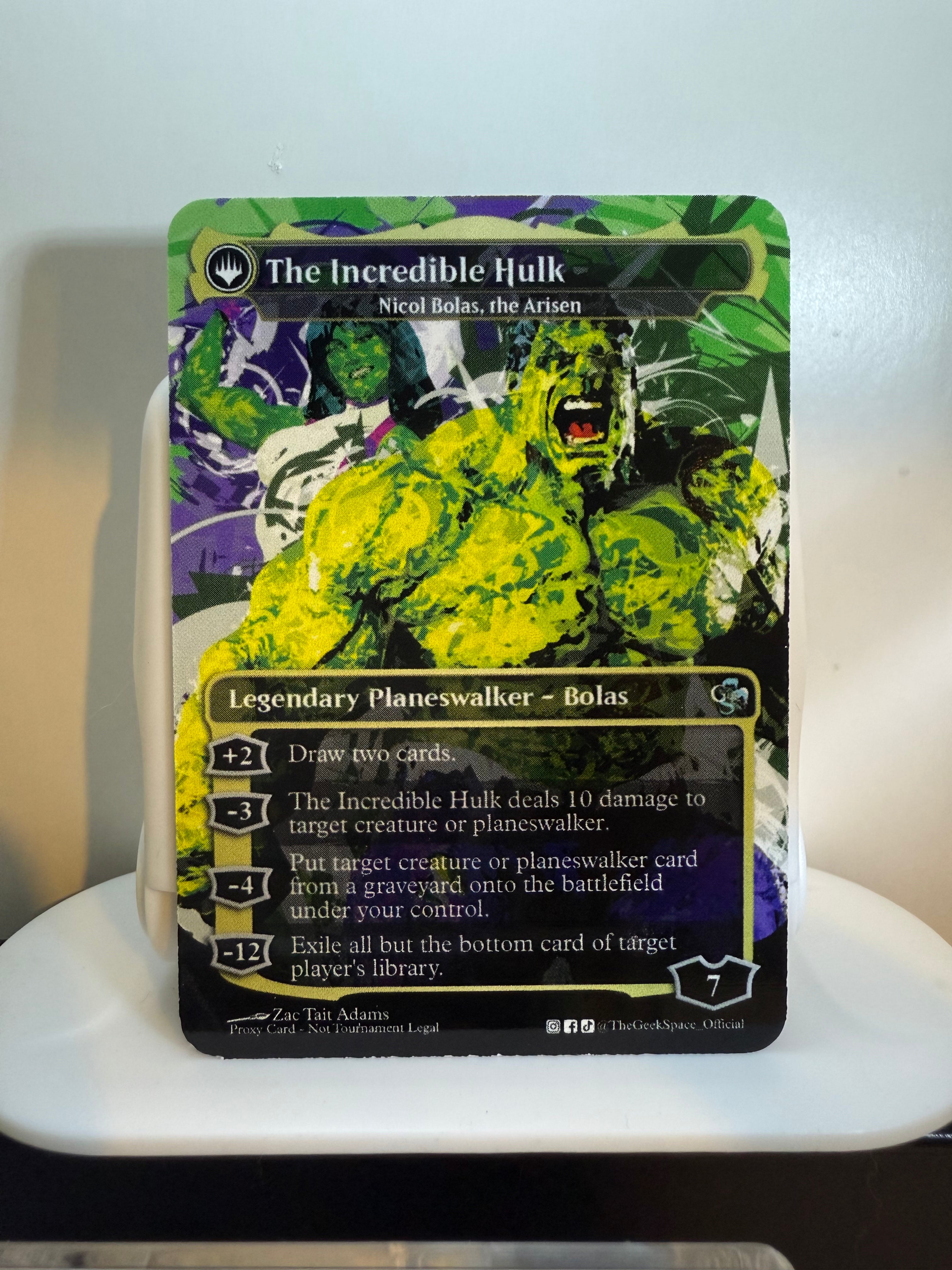 Bruce Banner and She-Hulk / The Incredible Hulk (Nicol Bolas, The Ravager)