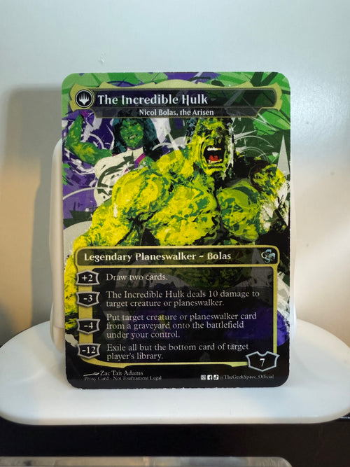 Bruce Banner and She-Hulk / The Incredible Hulk (Nicol Bolas, The Ravager)