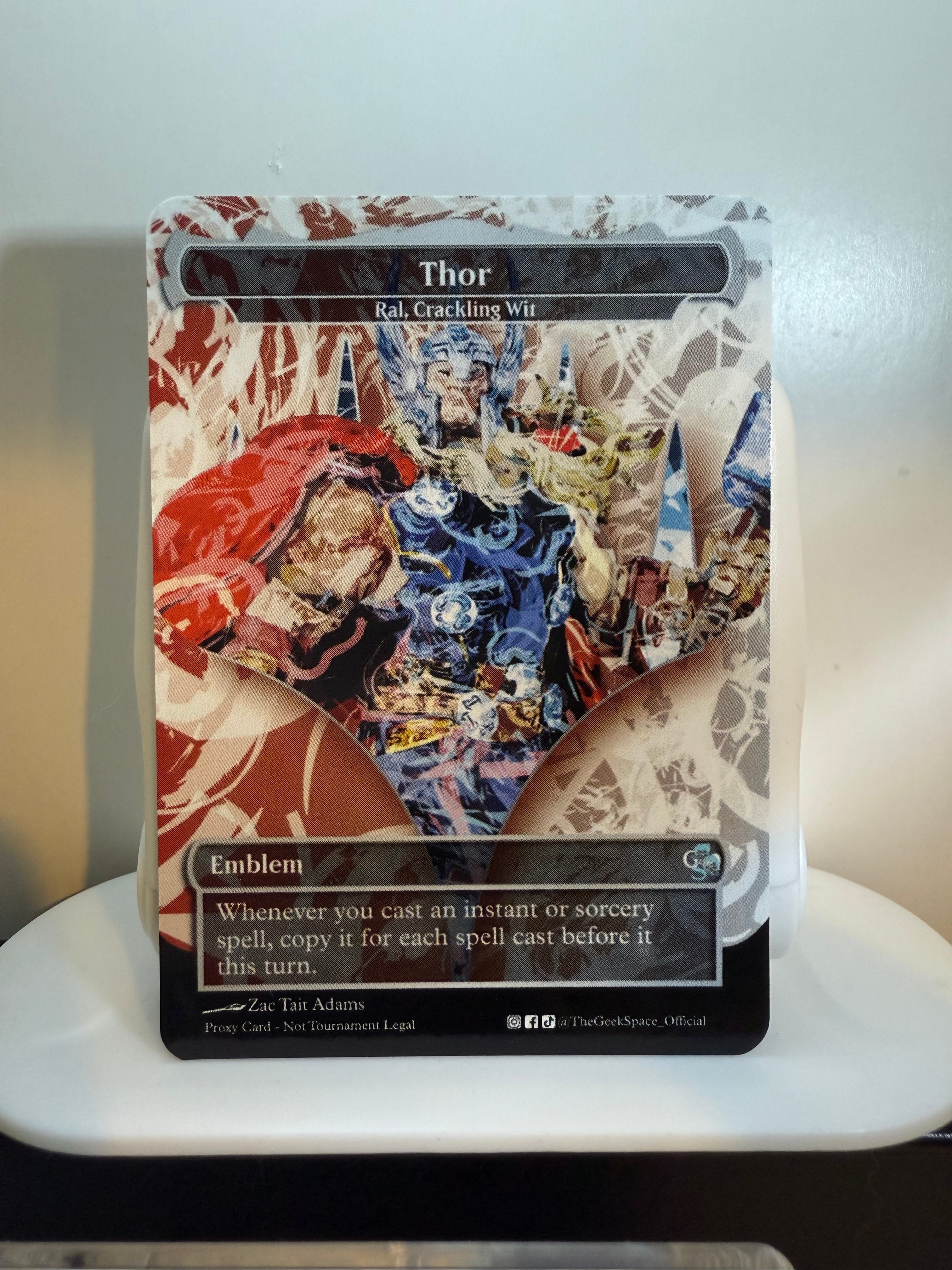 Thor, God of Thunder + Emblem and Token (Ral, Cracking Wit)