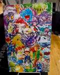 Pokemon Anime Fan Art Print