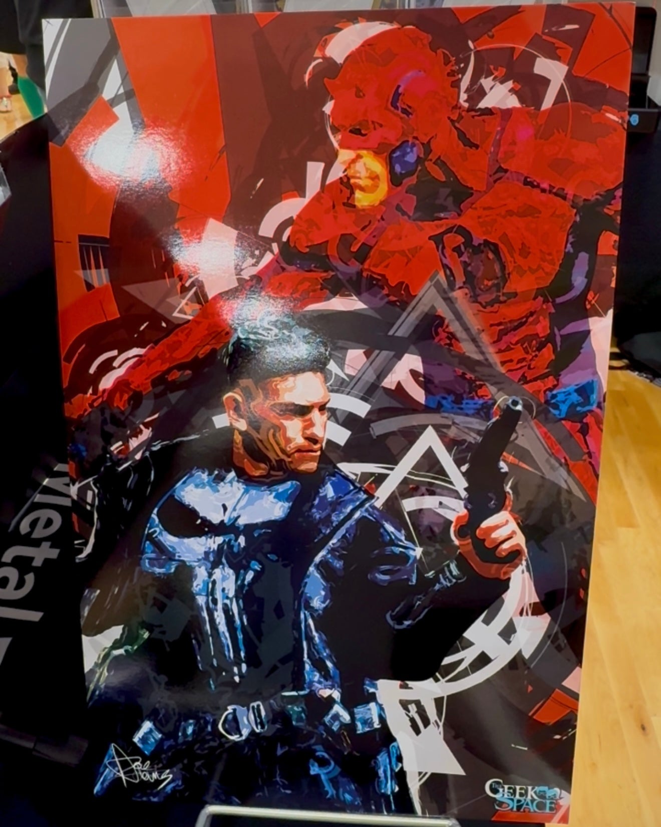 Daredevil and Punisher Fan Art Print