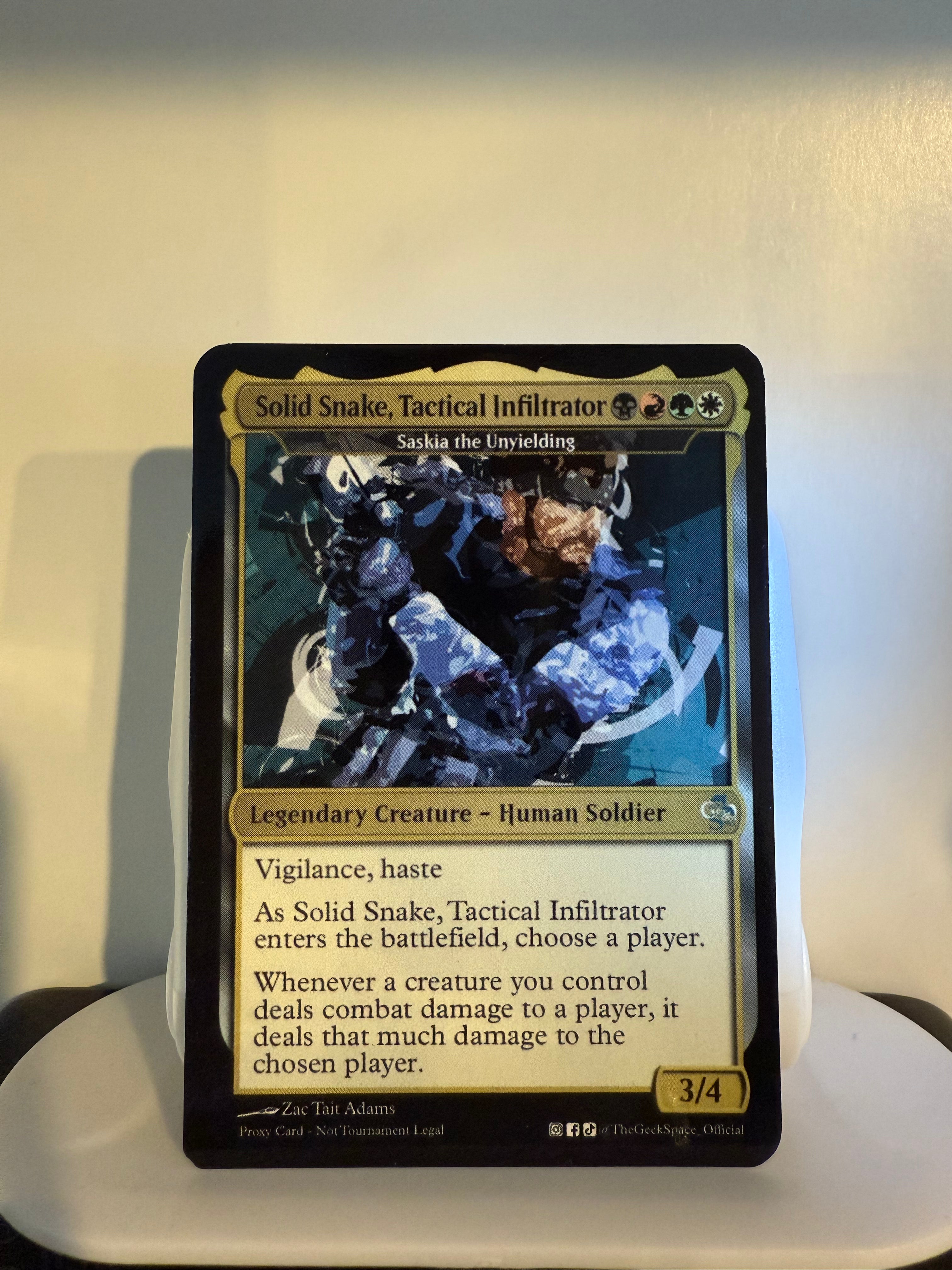 Solid Snake, Tactical Infiltrator (Saskia the Unyielding)