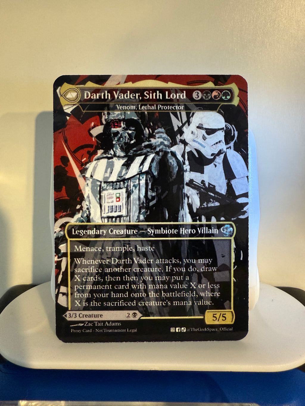 Darth Vader, Sith Lord // Anakin Skywalker, Vengeful Jedi (Venom, Lethal Protector // Eddie Brock)