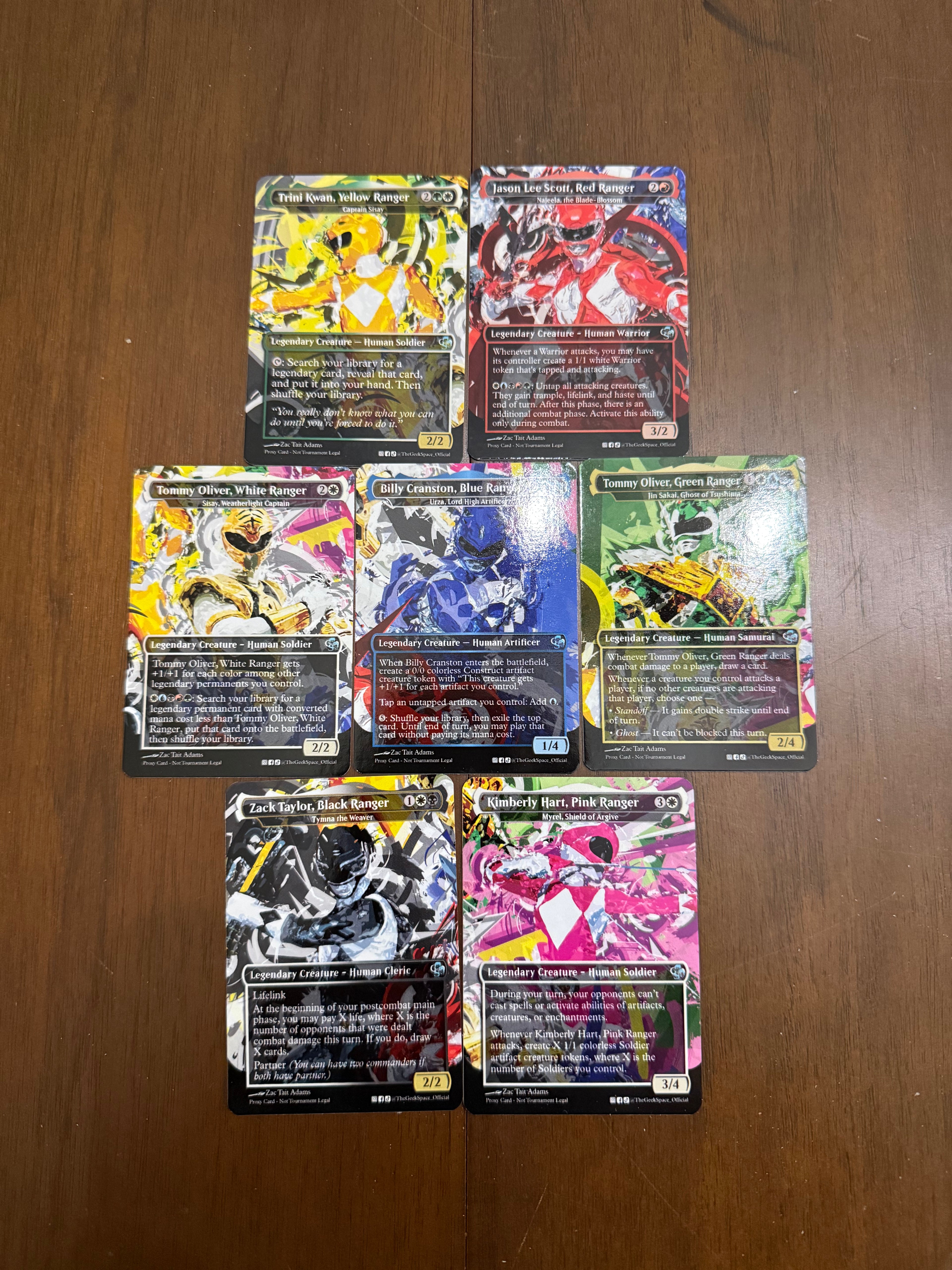 Power Rangers Proxy S.L. Inspired Set