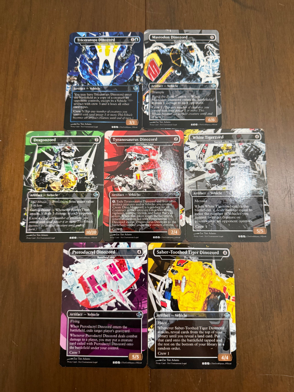 Power Rangers Proxy S.L. Inspired Set