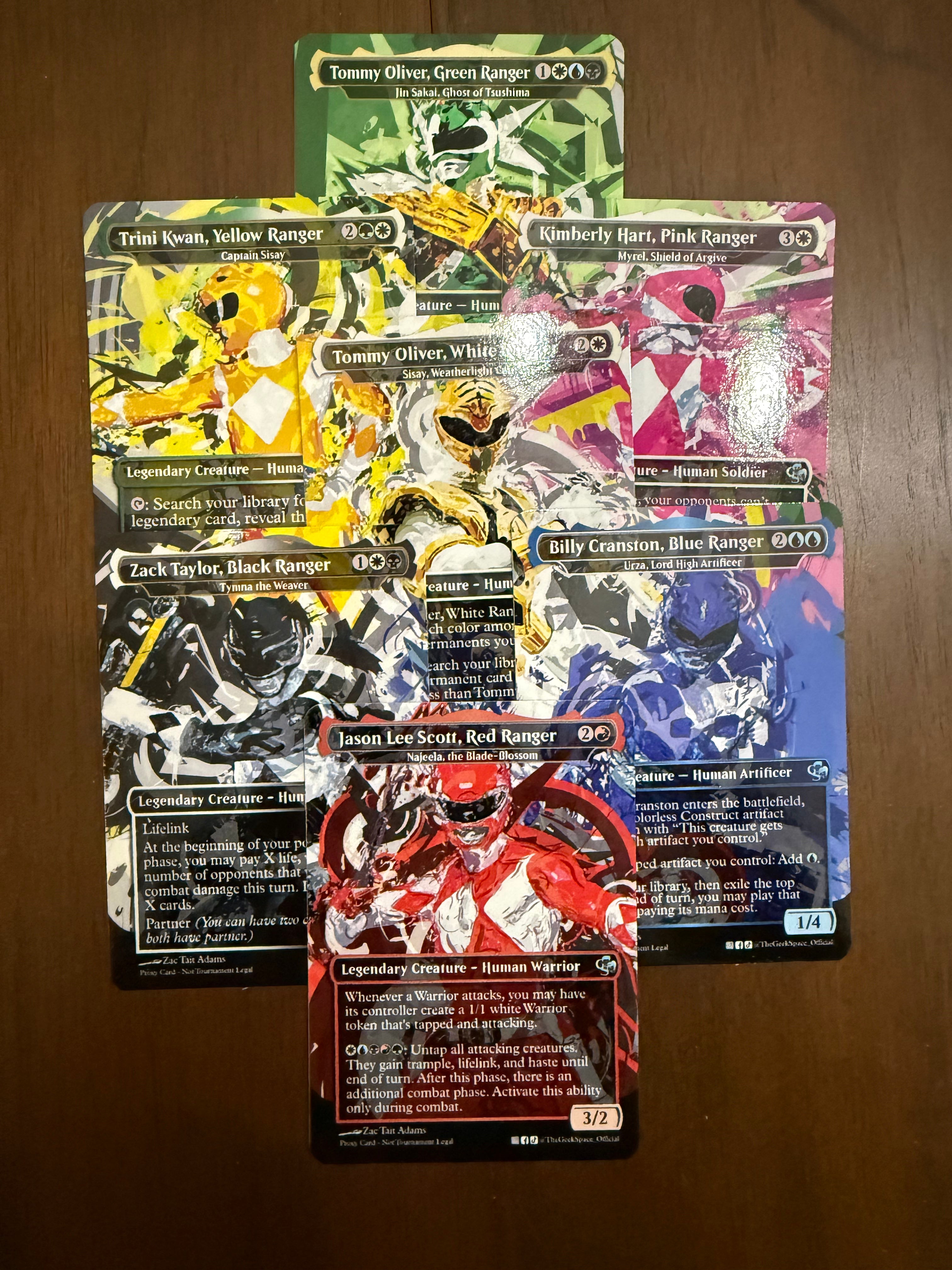 Power Rangers Proxy S.L. Inspired Set