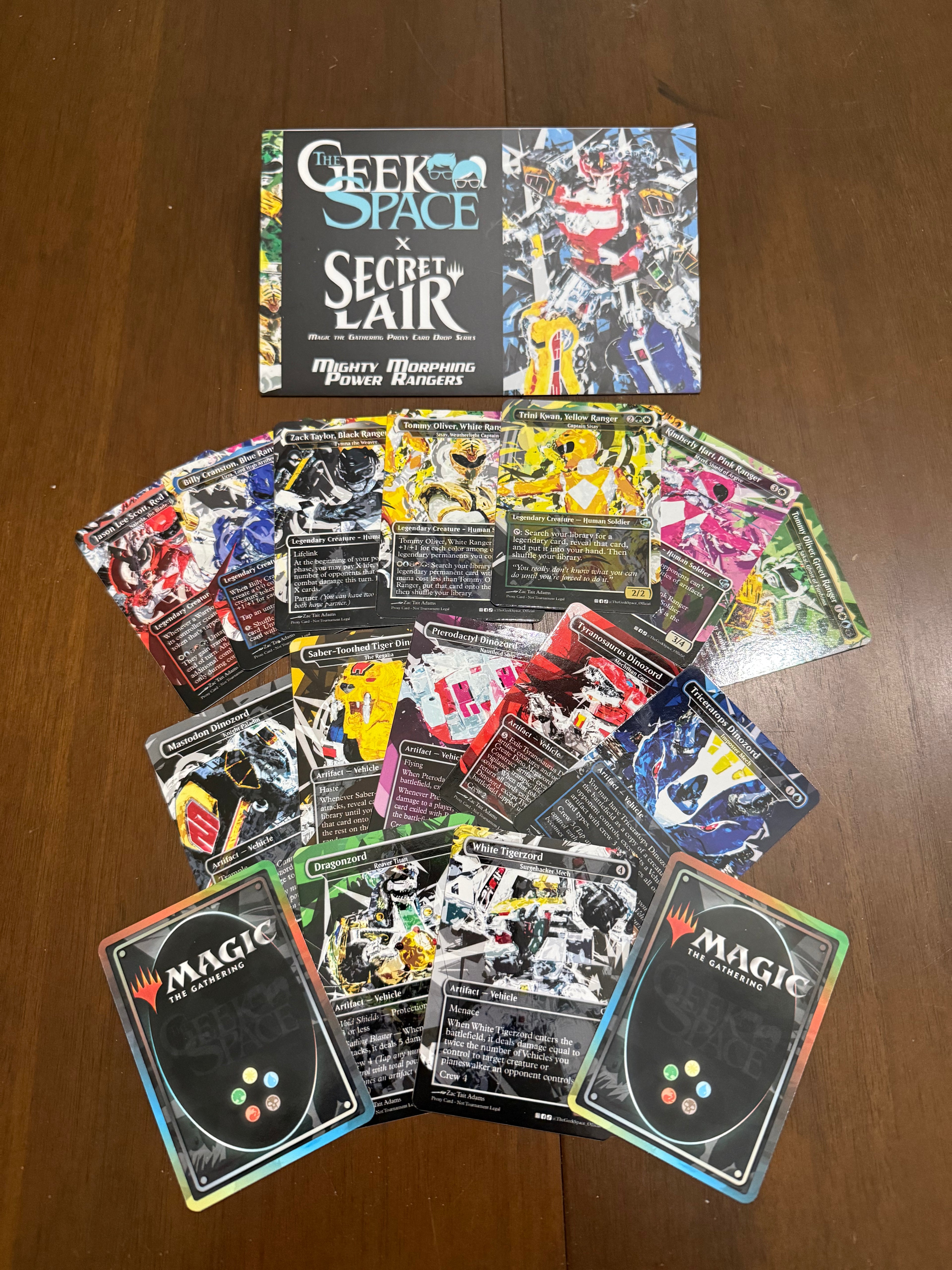 Power Rangers Proxy S.L. Inspired Set