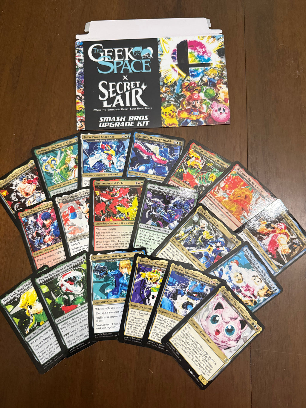 Super Smash Bros Commander Upgrade Proxy S.L. Inspired Set