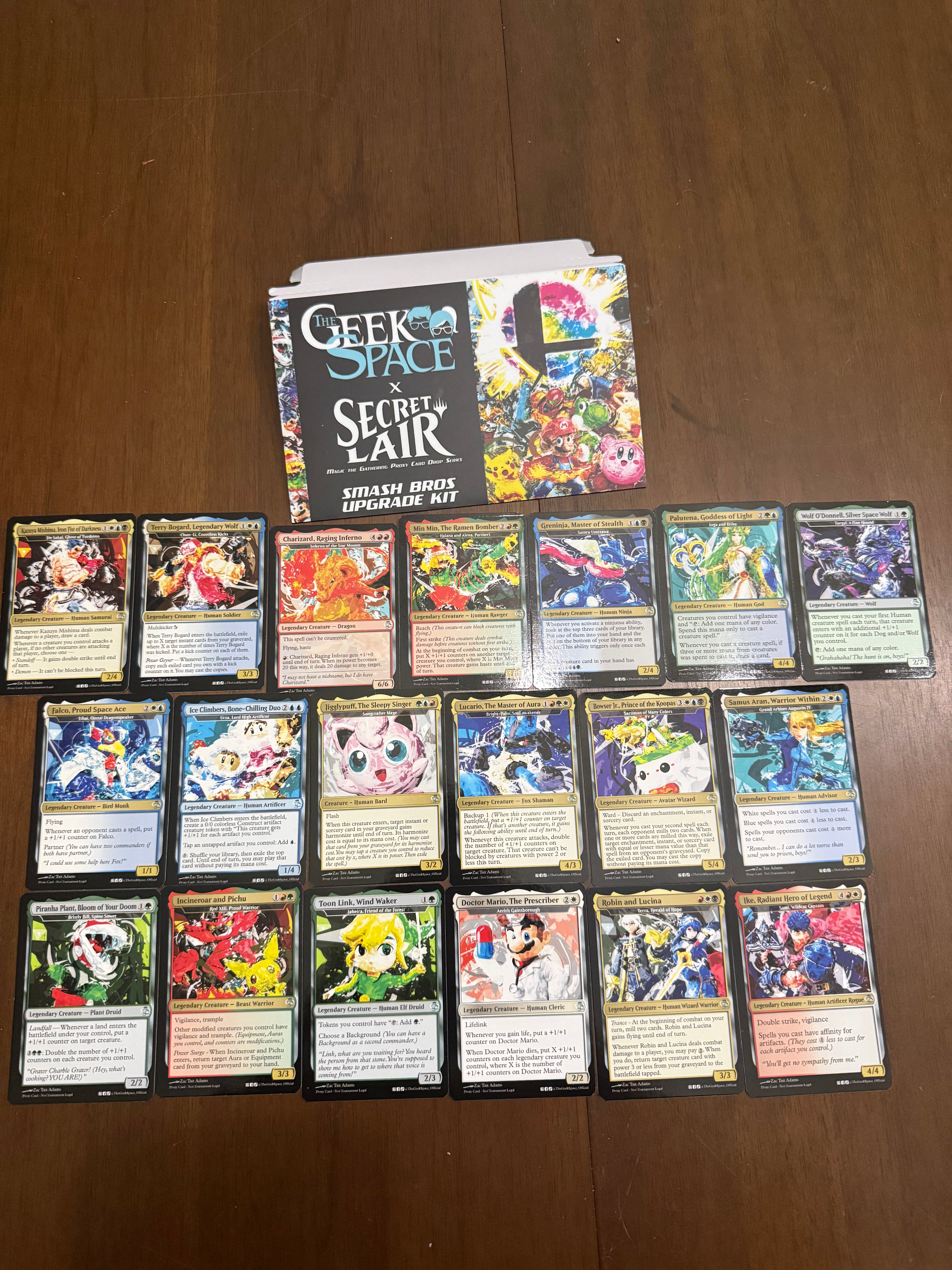 Super Smash Bros Commander Upgrade Proxy S.L. Inspired Set
