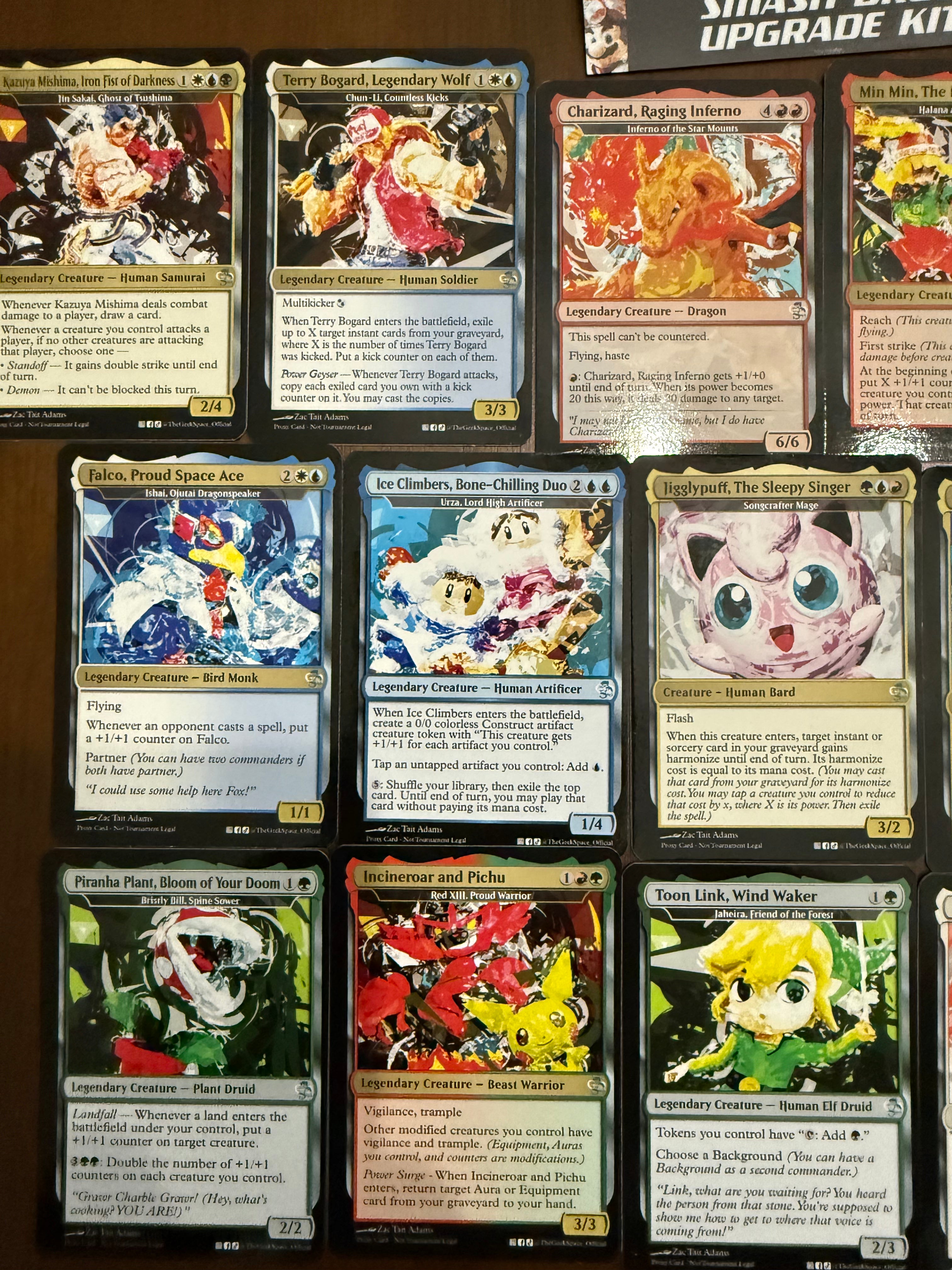 Super Smash Bros Commander Upgrade Proxy S.L. Inspired Set