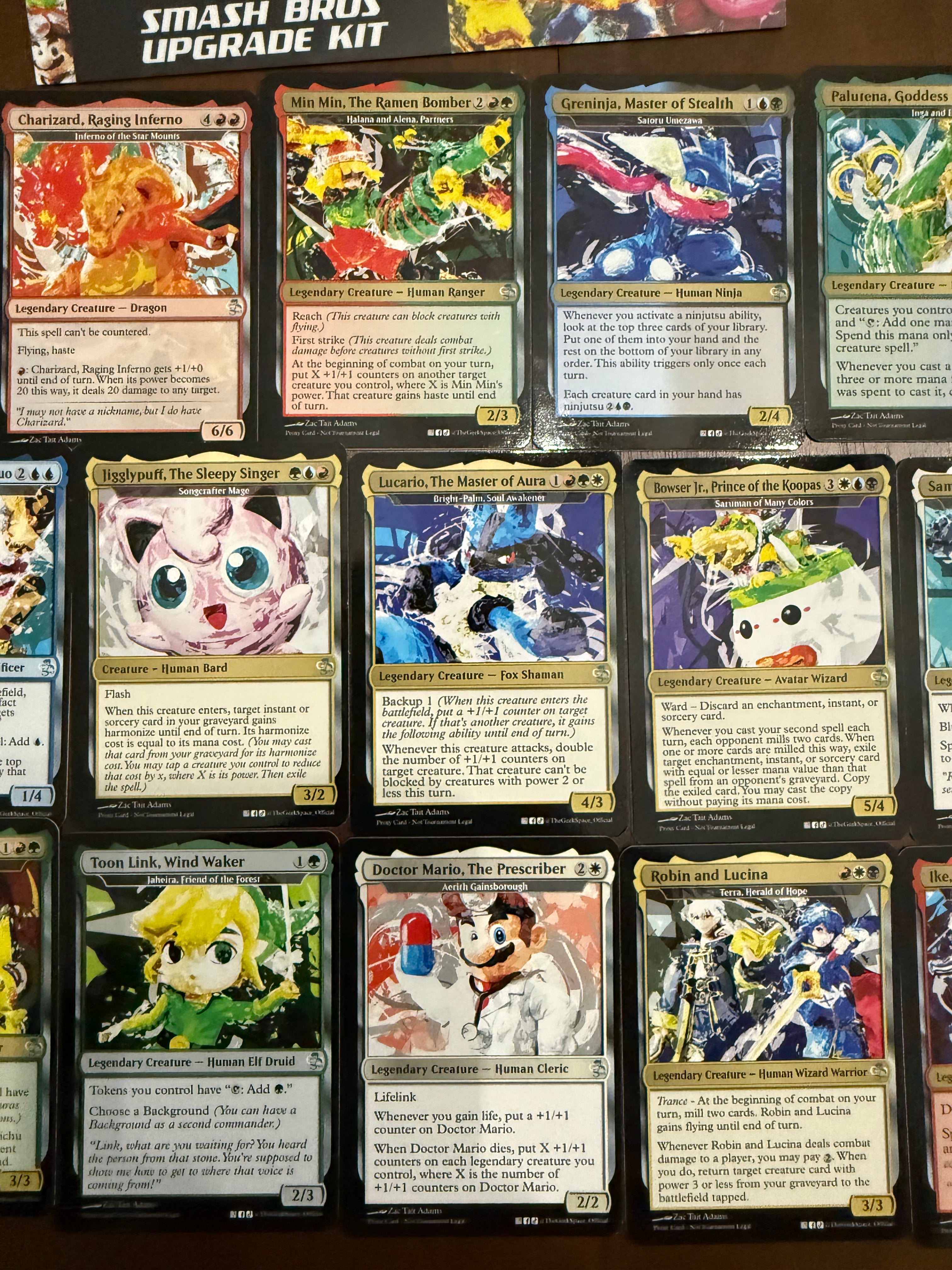 Super Smash Bros Commander Upgrade Proxy S.L. Inspired Set