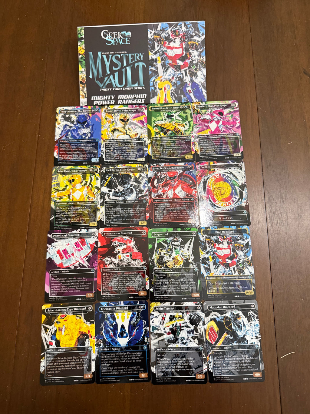 Power Rangers Proxy S.L. Inspired Set