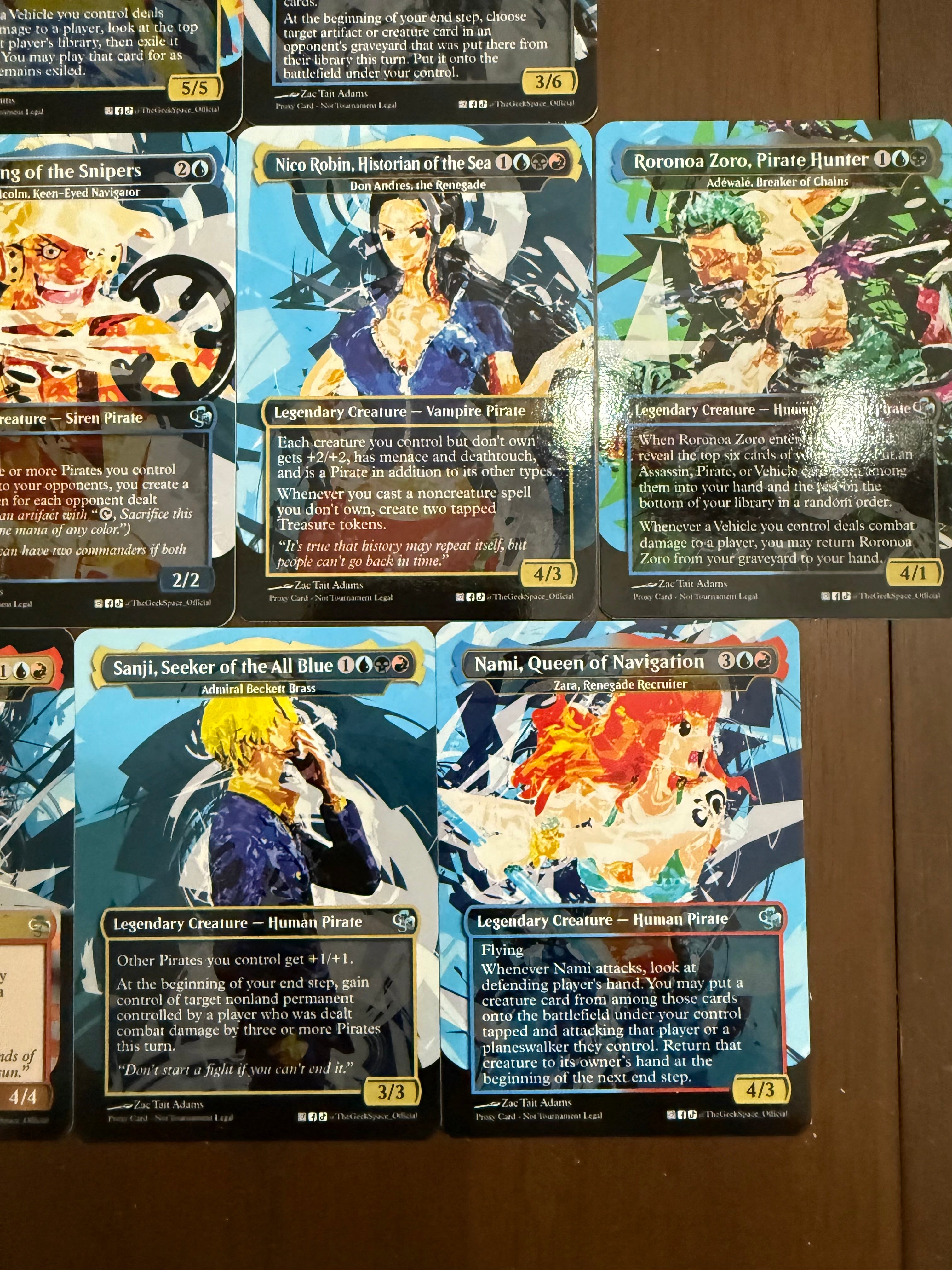 One Piece Proxy S.L. Inspired Set