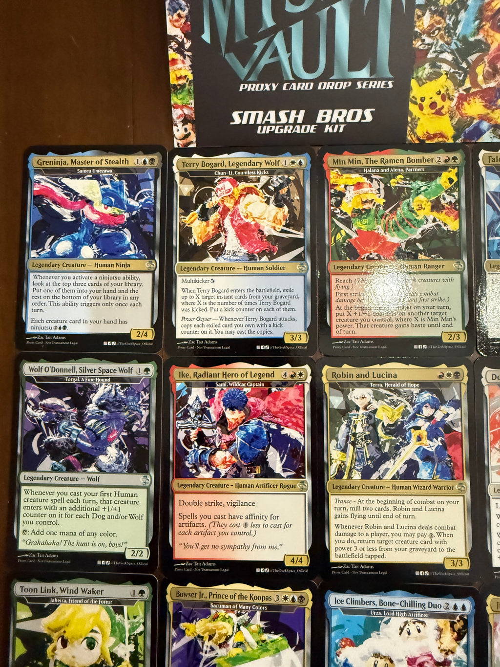 Super Smash Bros Commander Upgrade Proxy S.L. Inspired Set