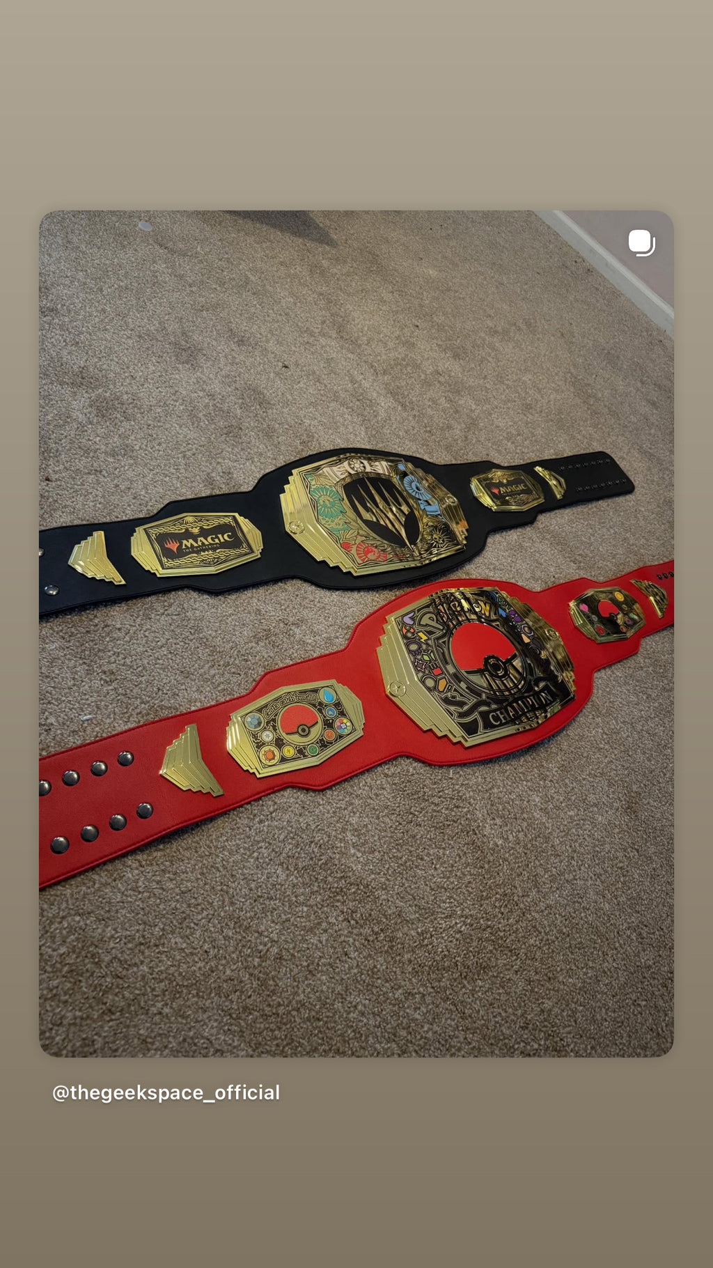 Pokemon Championship Belt