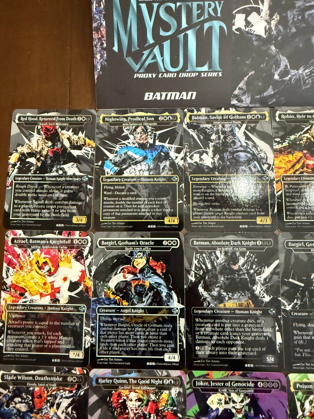 Batman Proxy S.L. Inspired Set