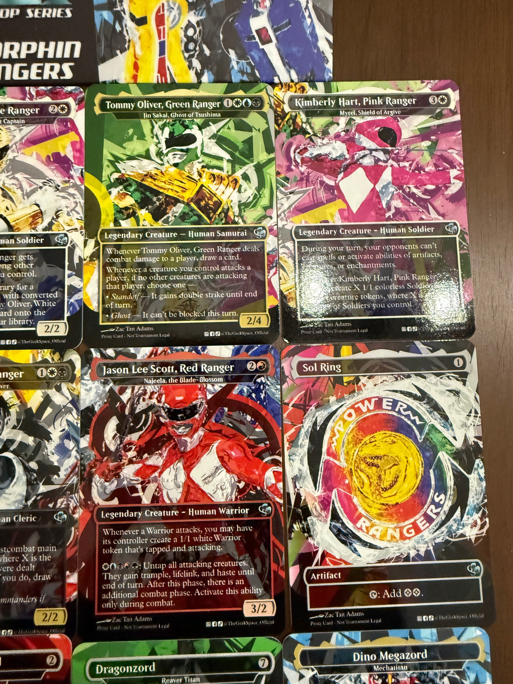 Power Rangers Proxy S.L. Inspired Set
