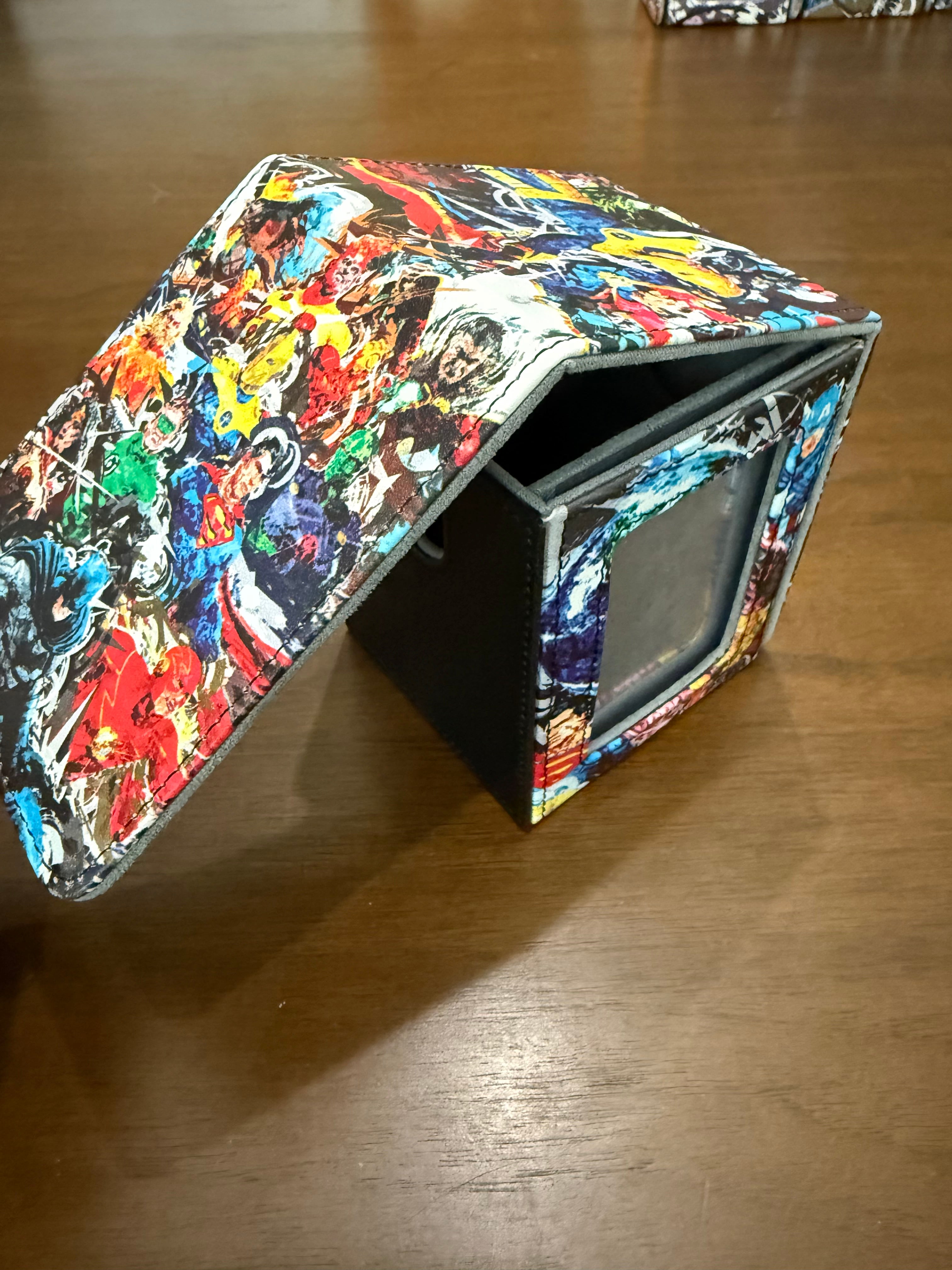 Marvel x DC Themed TCG Magnetic Deck Box