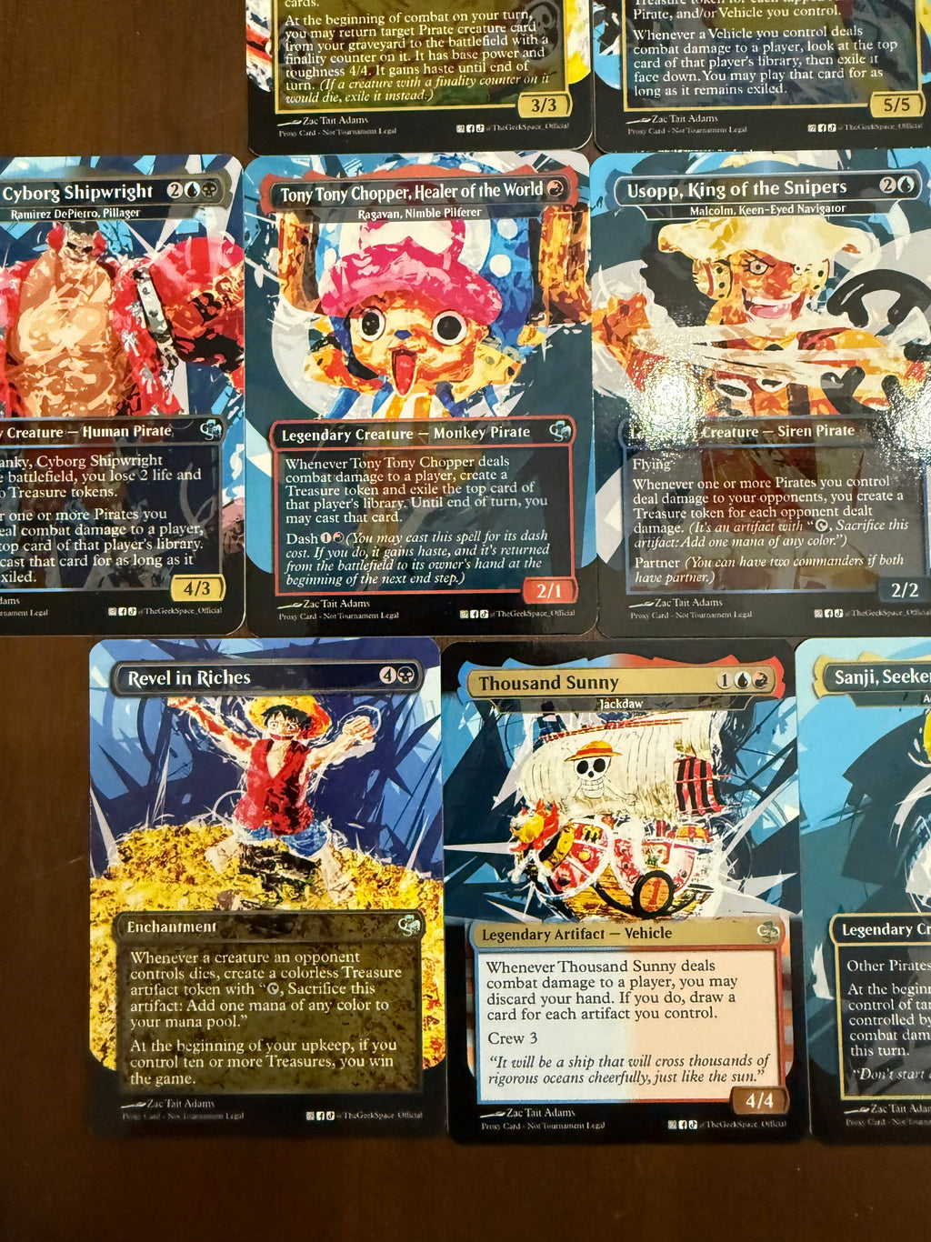 One Piece Proxy S.L. Inspired Set