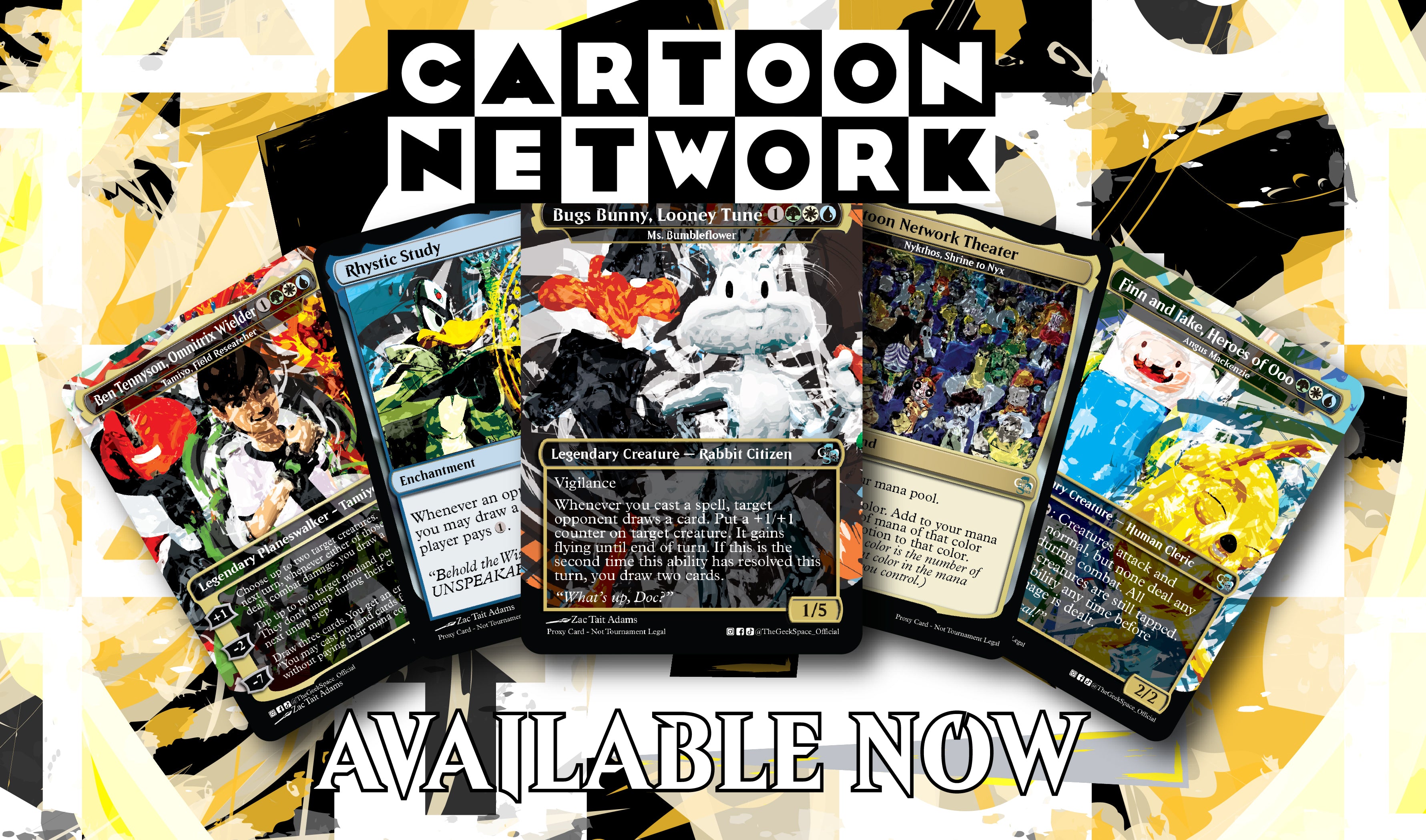 Cartoon Network Magic The Gathering Proxy Commander Deck - Ms Bumbleflower - Group Hug