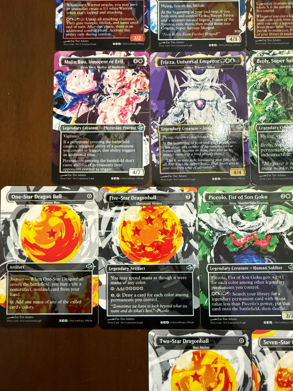 Dragonball Proxy S.L. Inspired Set