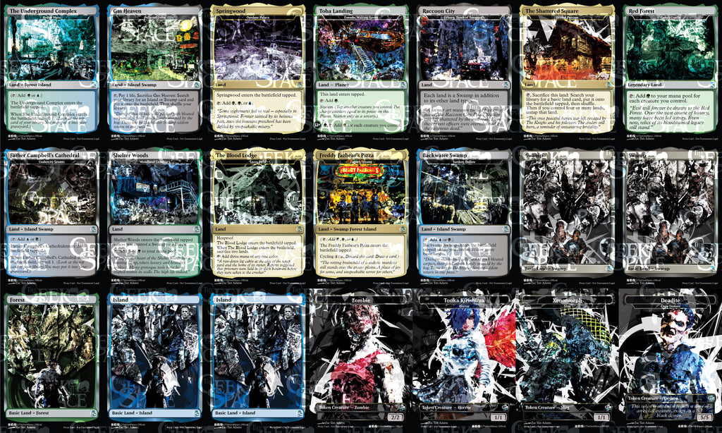 Dead by Daylight Magic The Gathering Proxy Commander Deck - Muldrotha, Horrors, Nightmares, Milling, Graveyard play