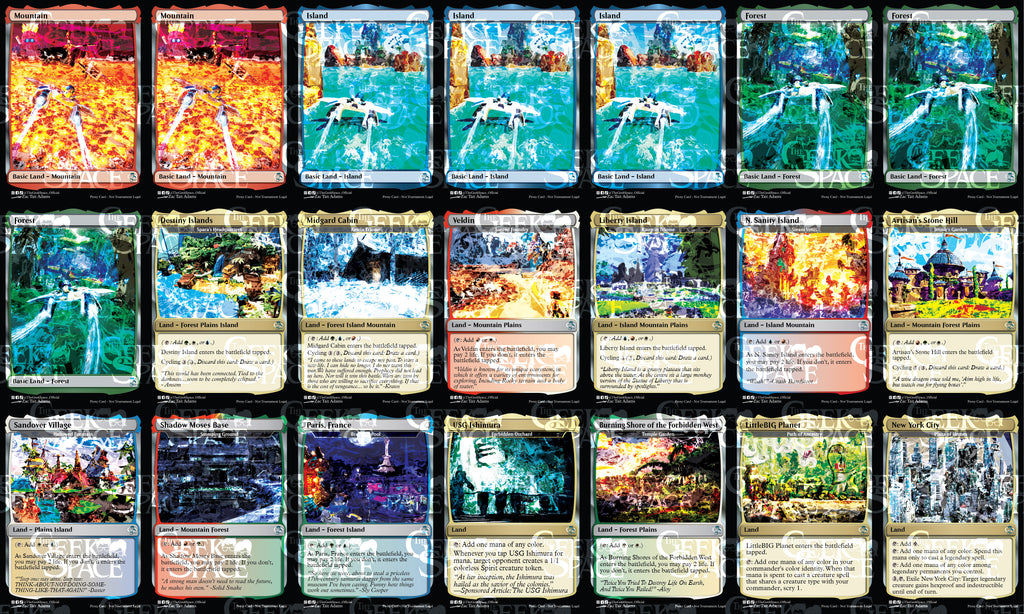 Playstation Themed Magic The Gathering Proxy Commander Deck - Triggered abilities