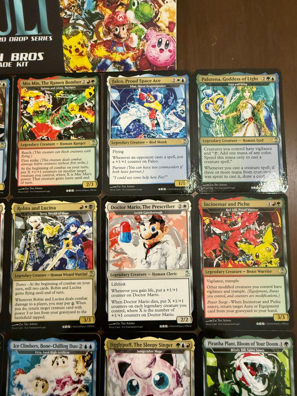 Super Smash Bros Commander Upgrade Proxy S.L. Inspired Set