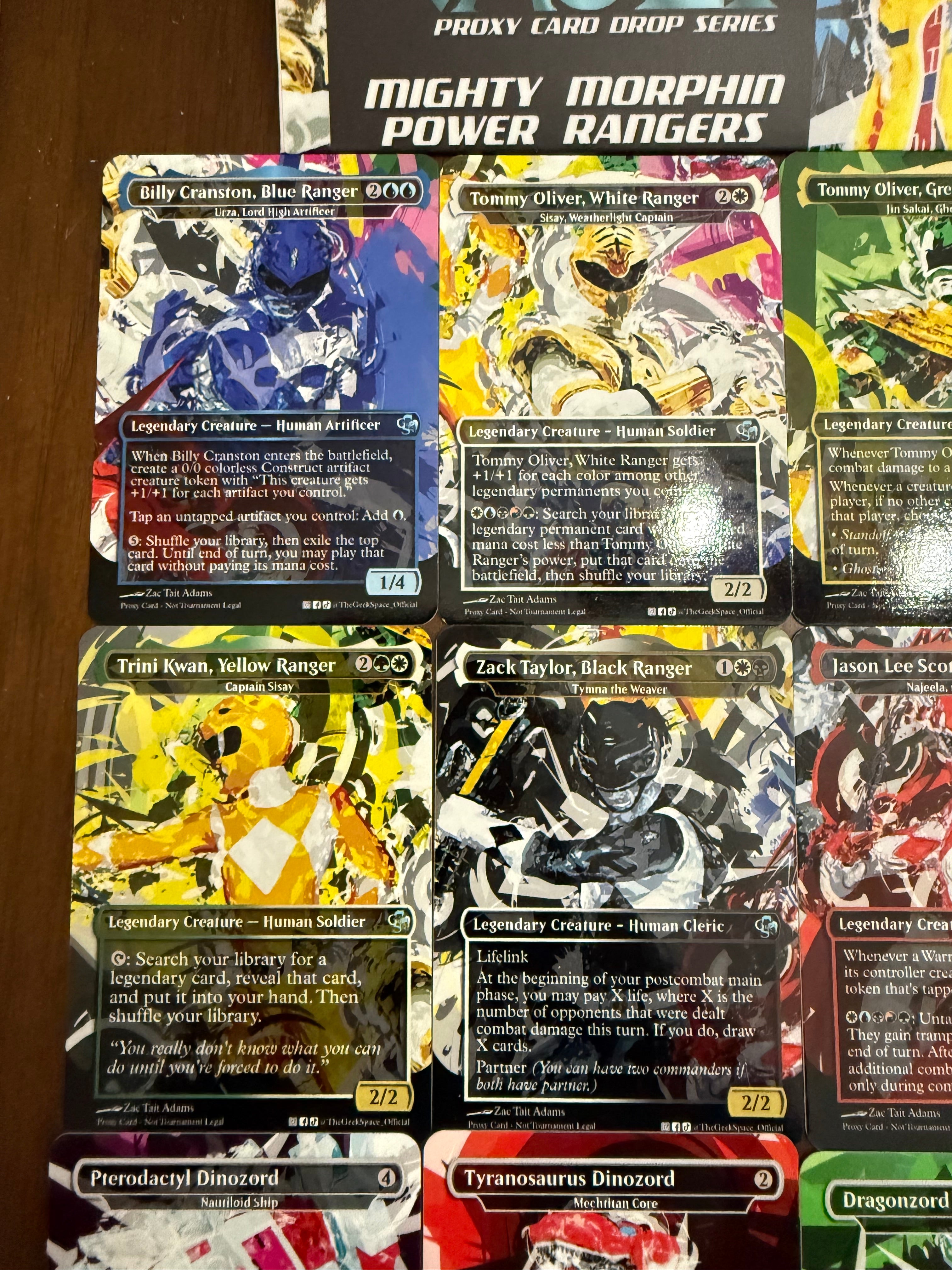 Power Rangers Proxy S.L. Inspired Set