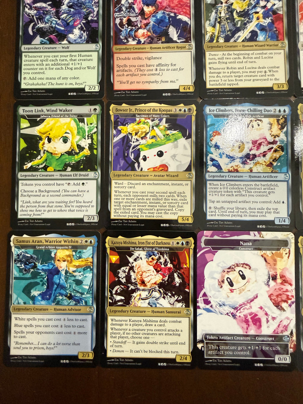Super Smash Bros Commander Upgrade Proxy S.L. Inspired Set
