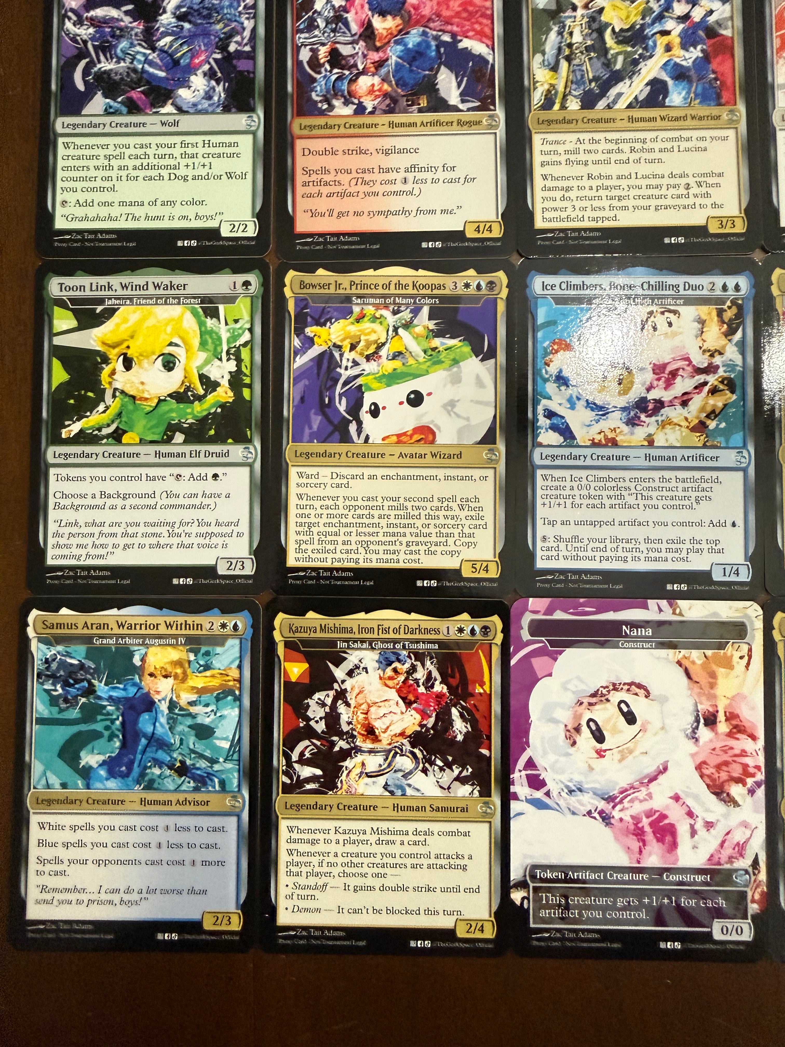 Super Smash Bros Commander Upgrade Proxy S.L. Inspired Set