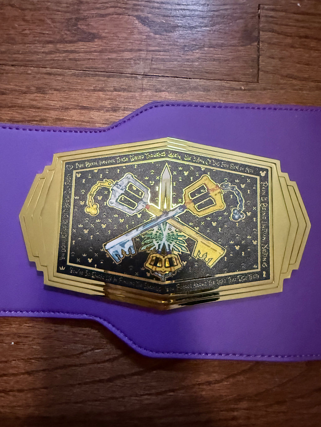 Kingdom Hearts Keyblade Master Championship Belt
