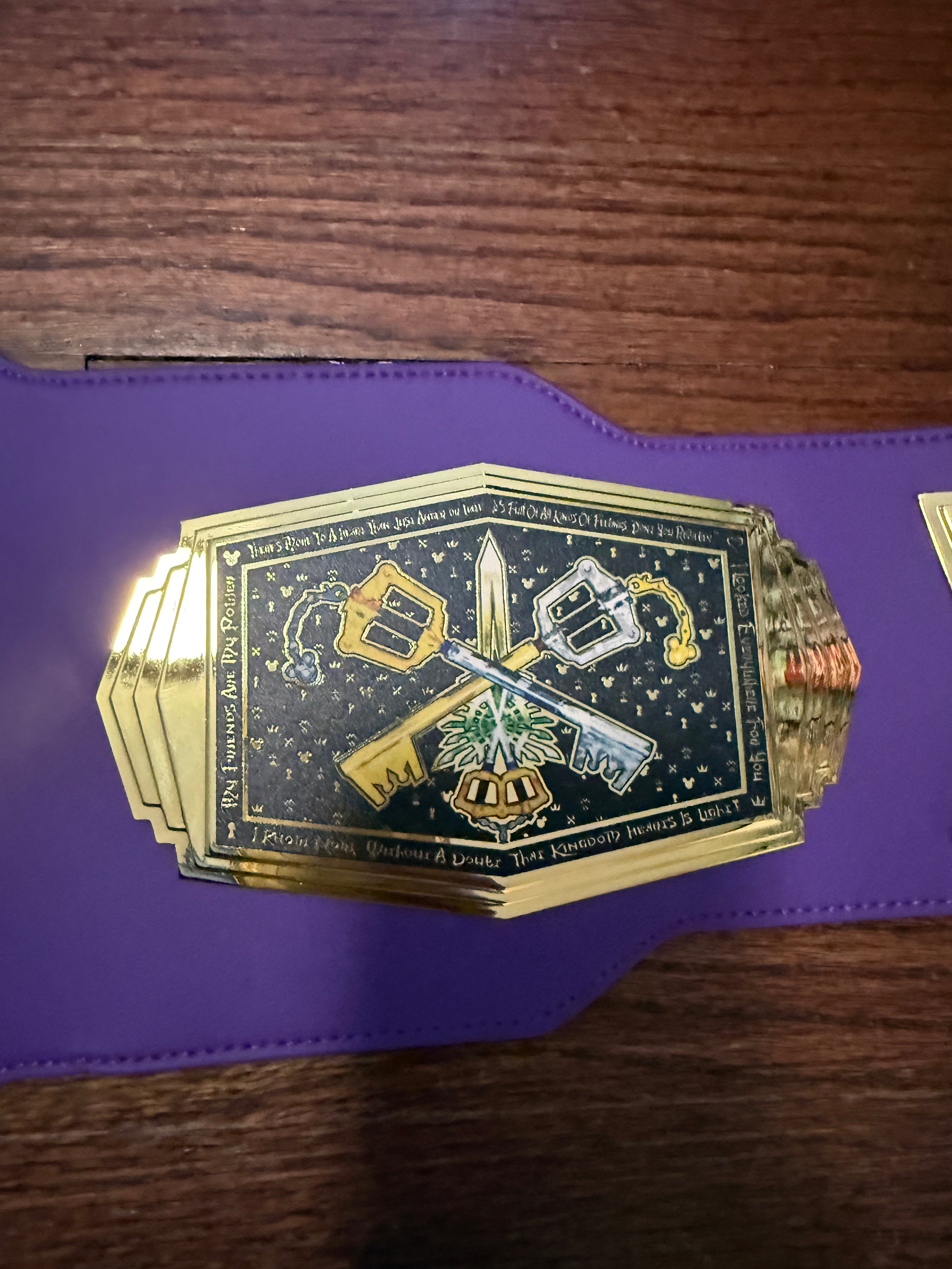 Kingdom Hearts Keyblade Master Championship Belt