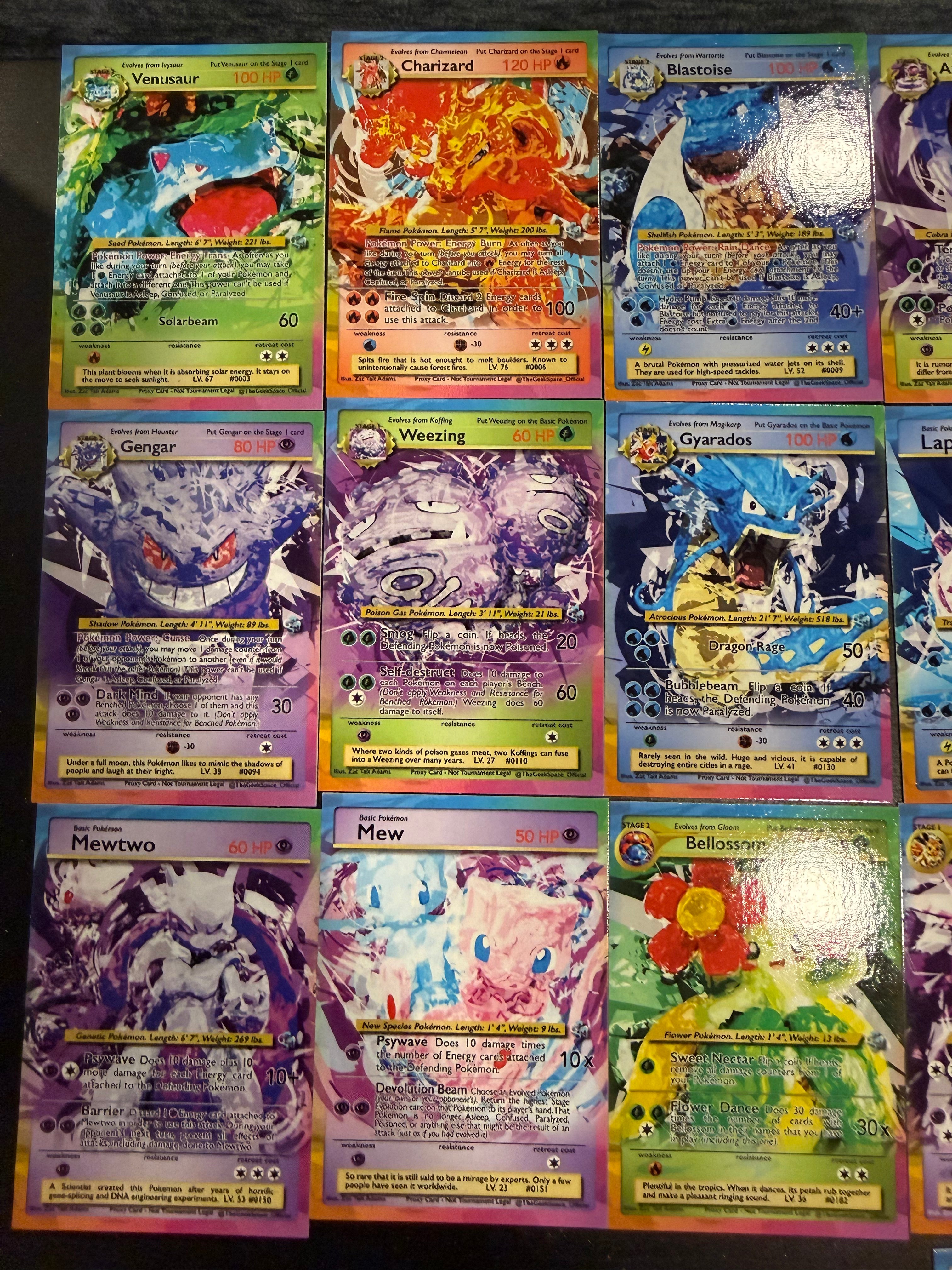 Fan Art Pokemon Card Set - Initial Run