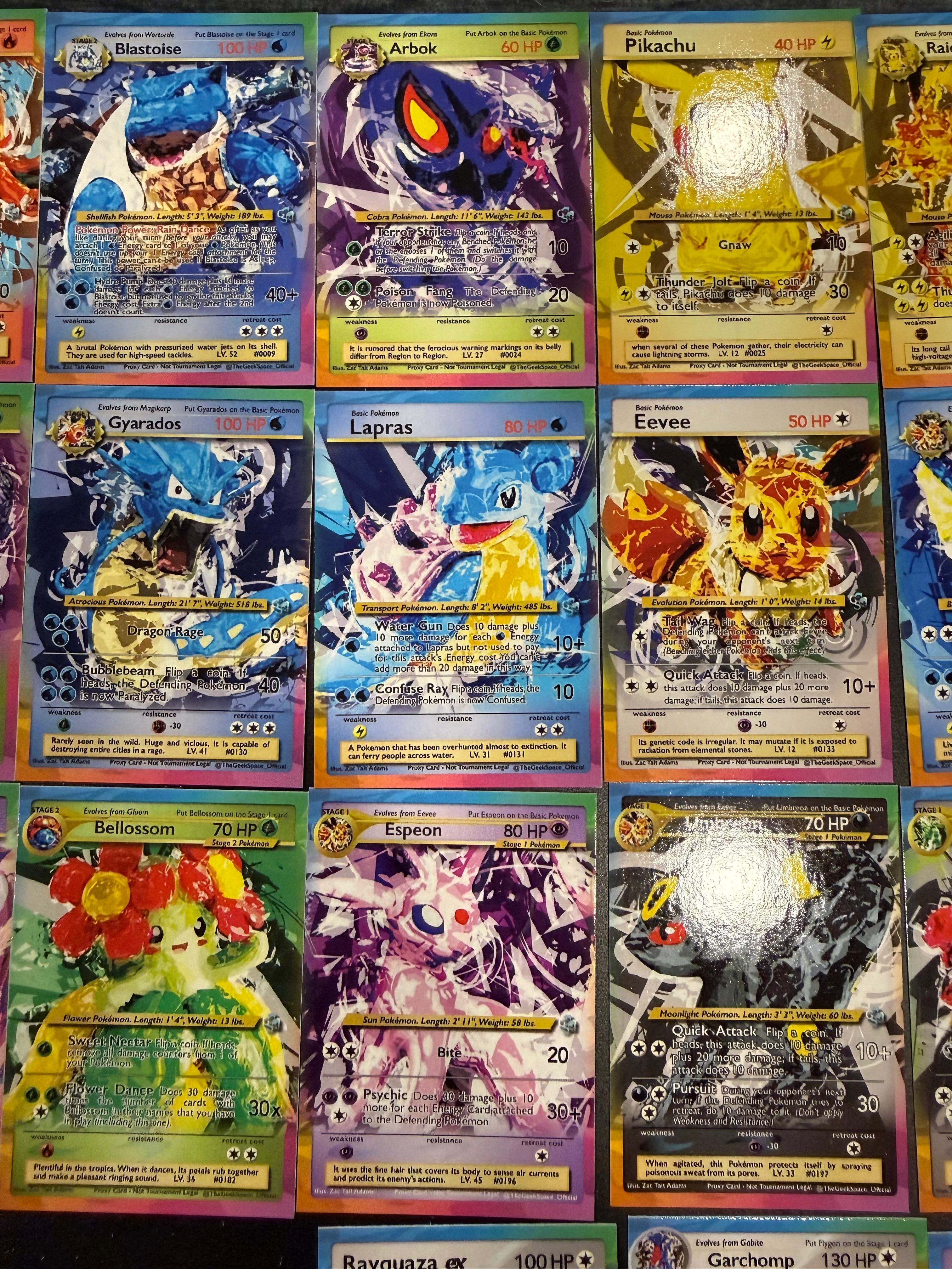 Fan Art Pokemon Card Set - Initial Run